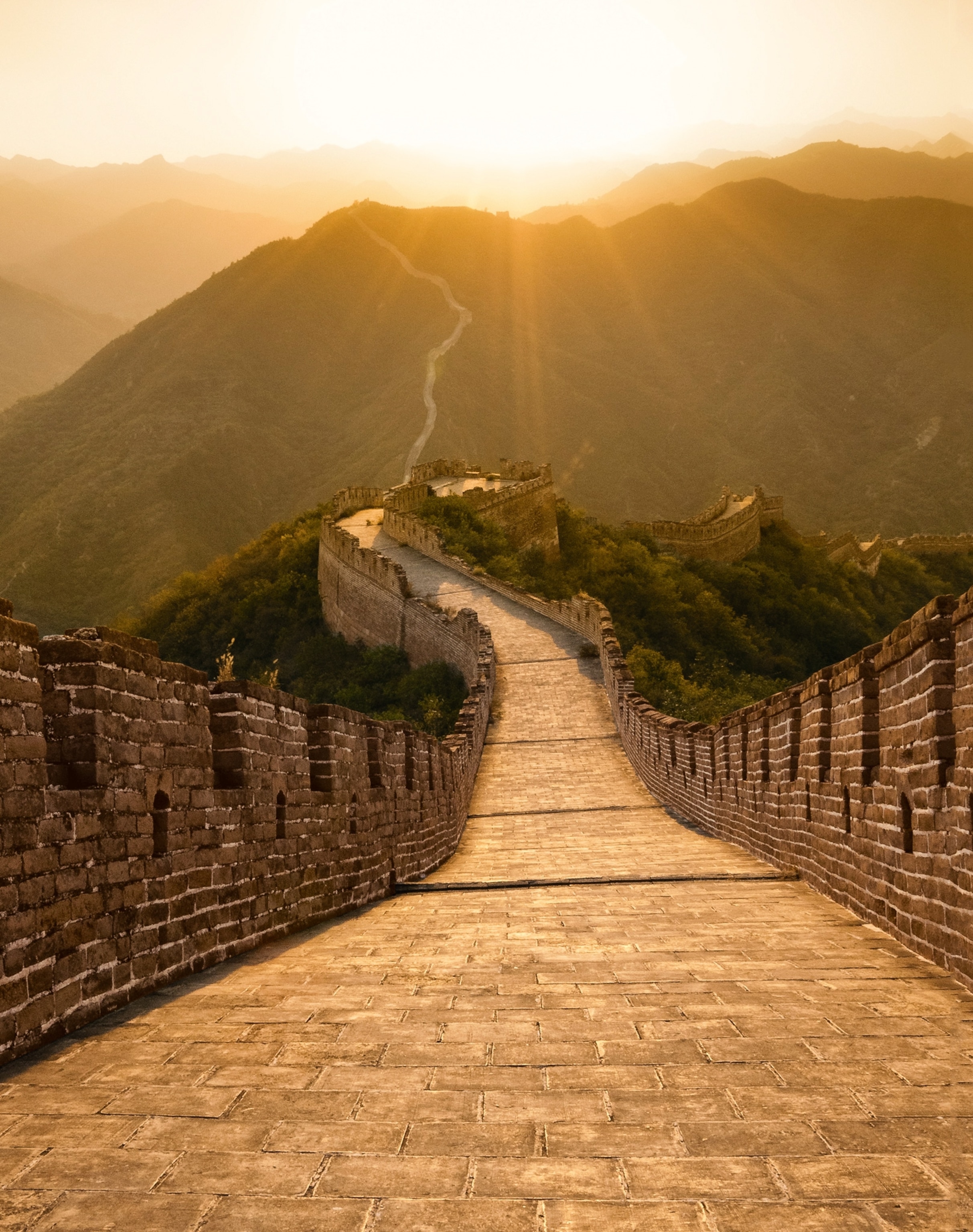 the Great Wall of China near Beijing