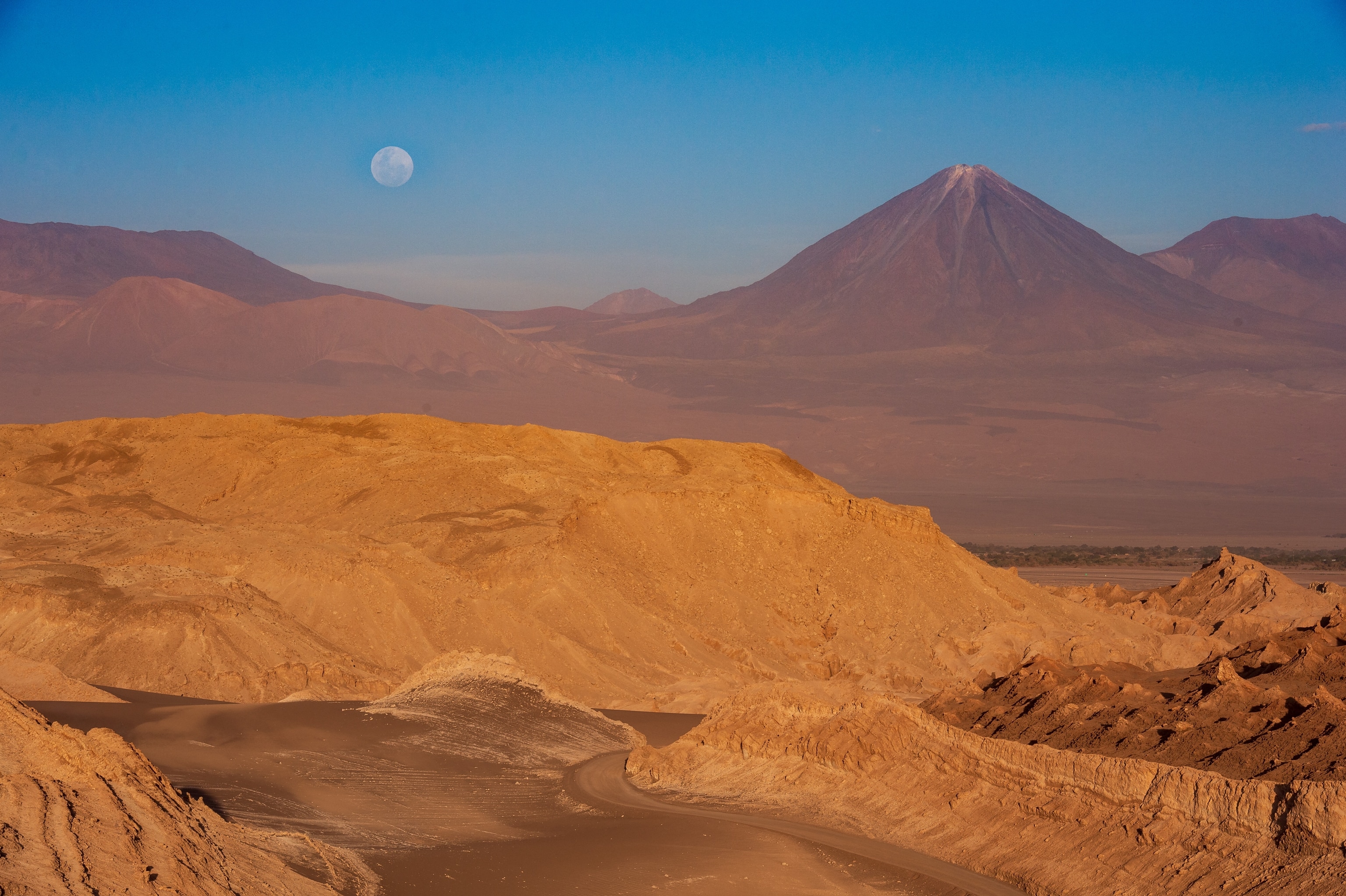 a landscape of the desert