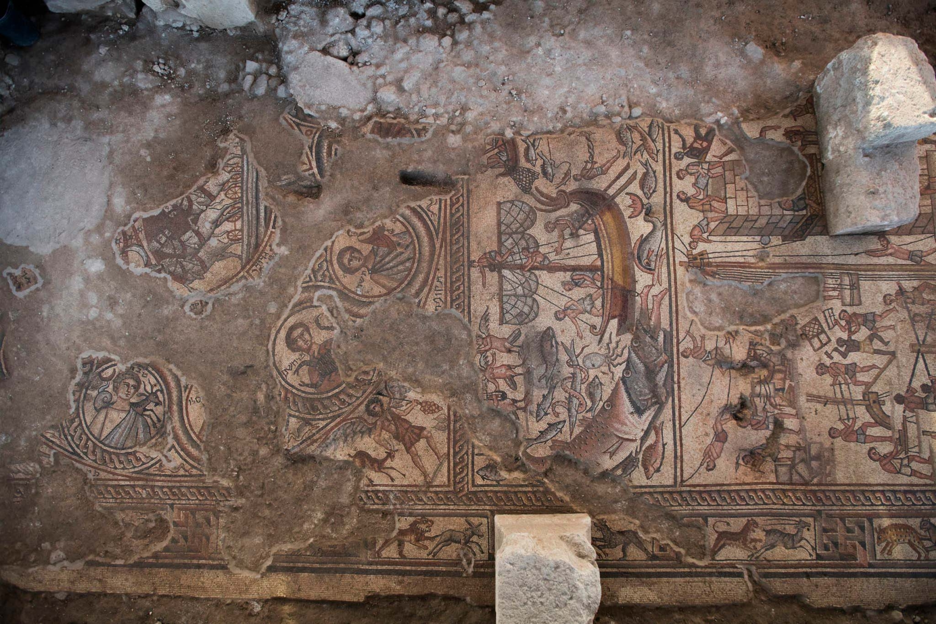 Huqoq mosaic