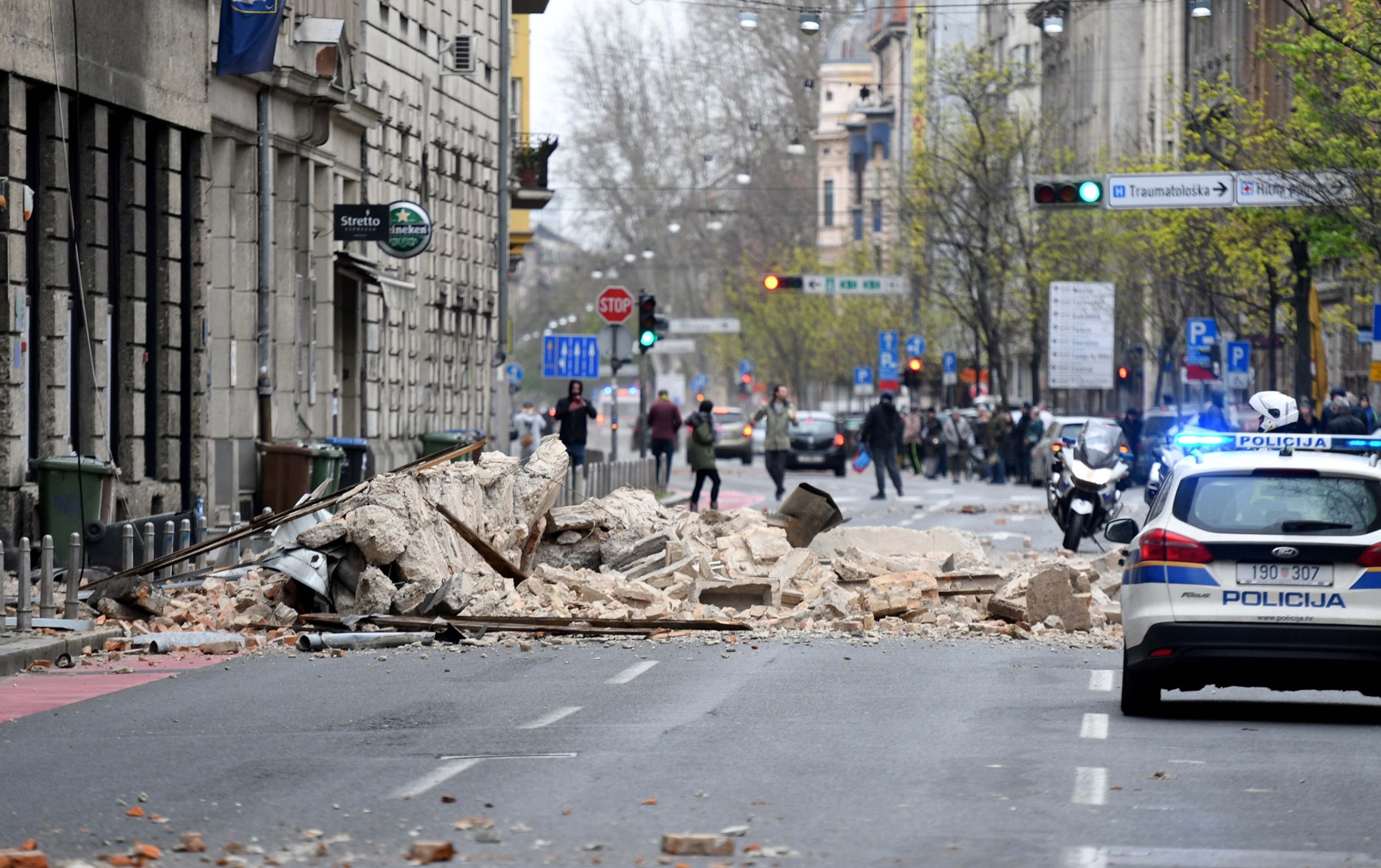 earth quake aftermath