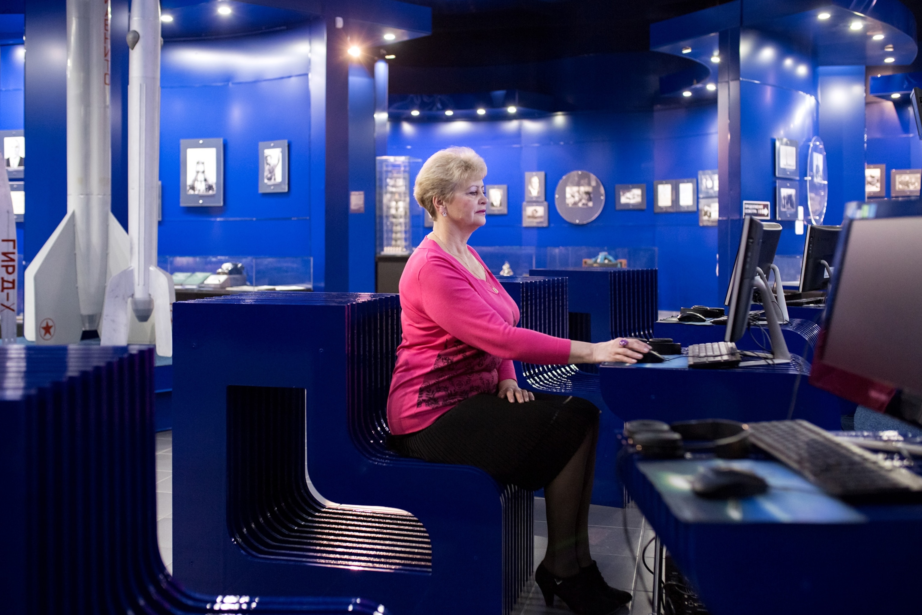 head of the Museum of the First Flight Lyudmila Demina.