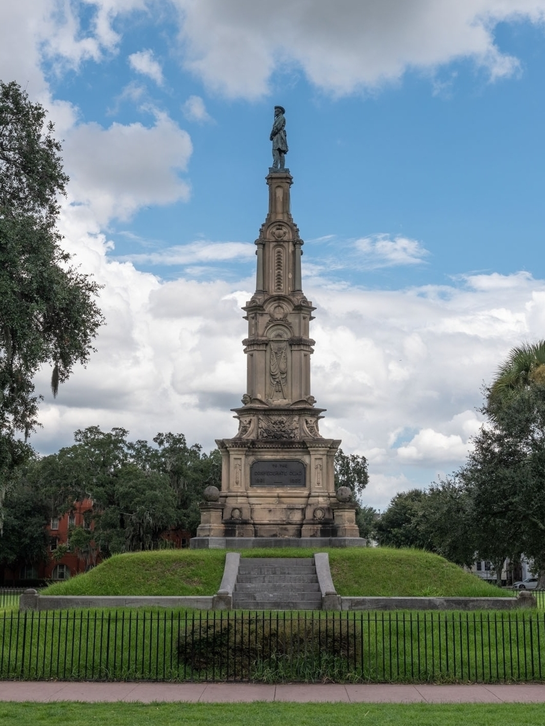 A public statue outdoors