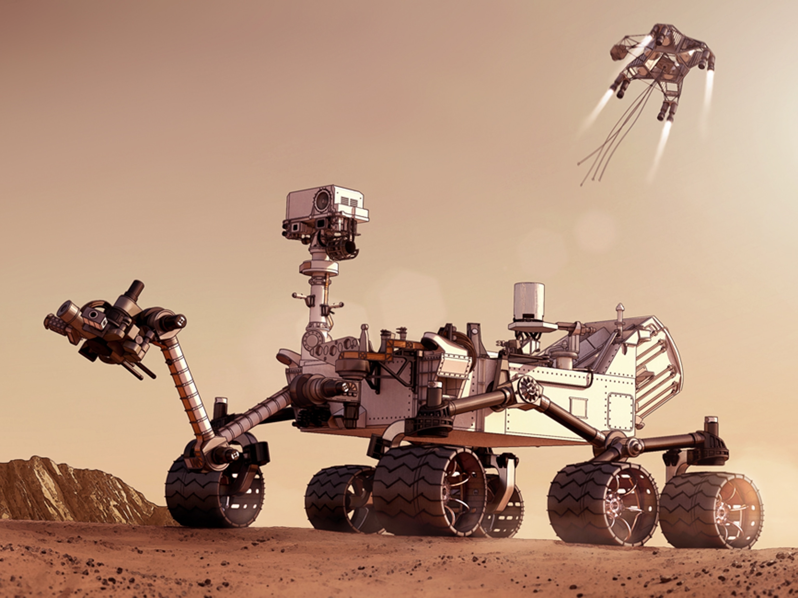 Mars rover landing picture: NASA's Curiosity (Mars Science Laboratory) ready to roll