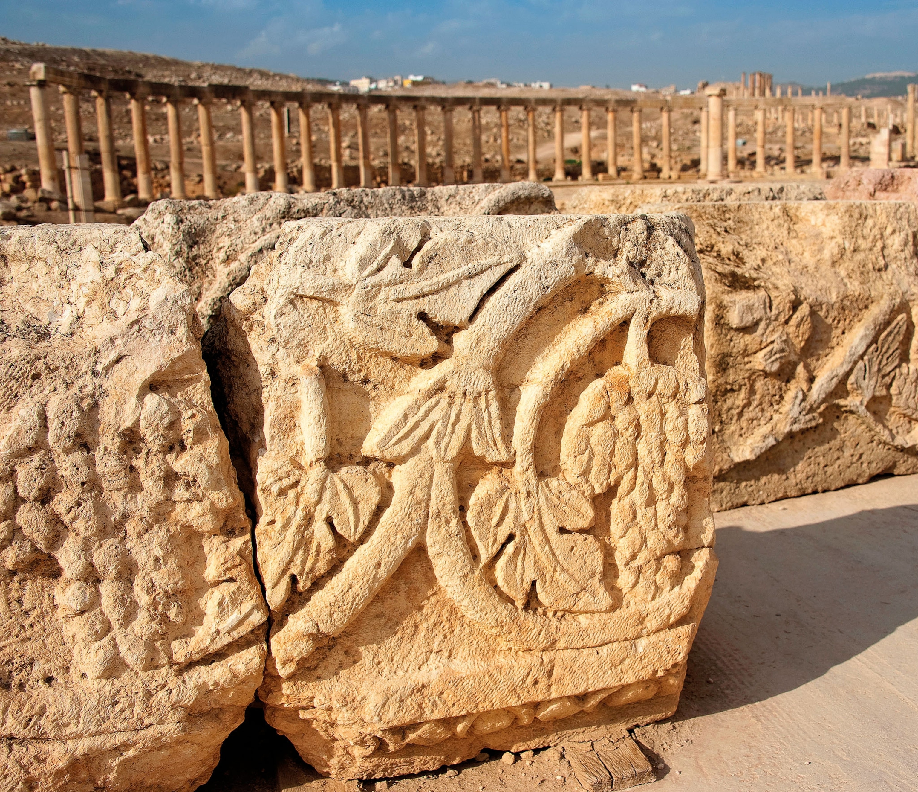 reliefs with ornate decorations