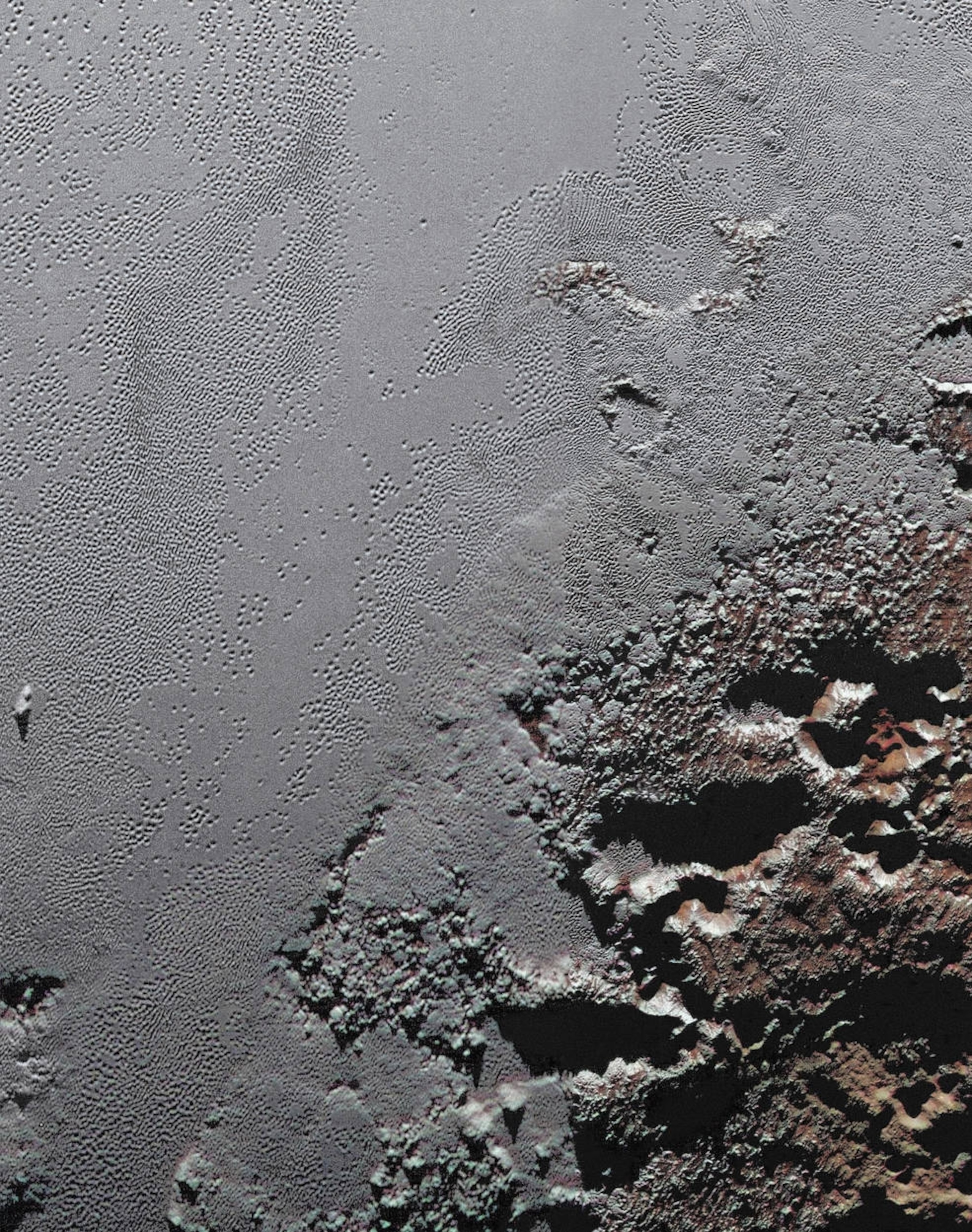 Pluto's terrain