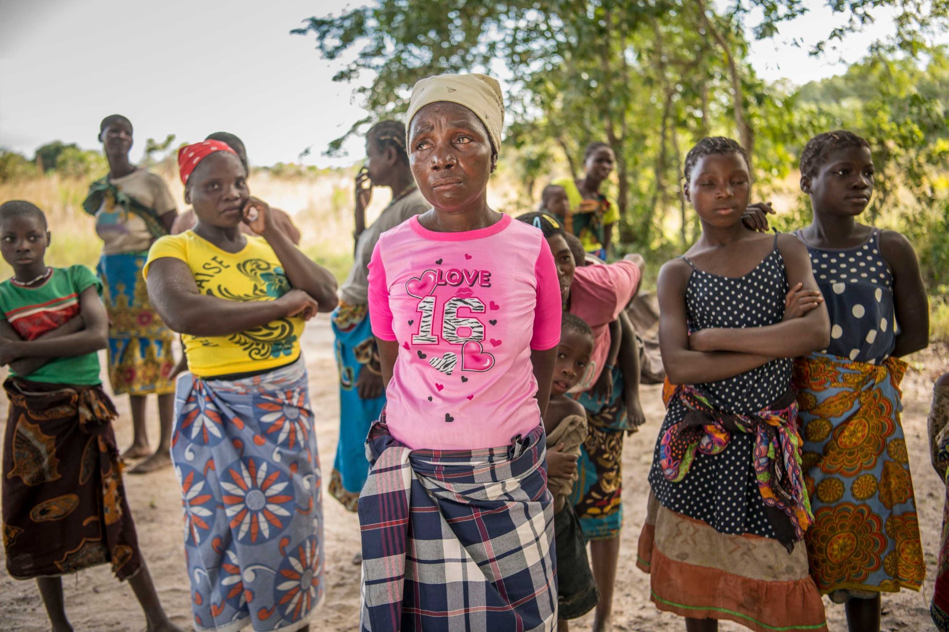 villagers in Mozambique
