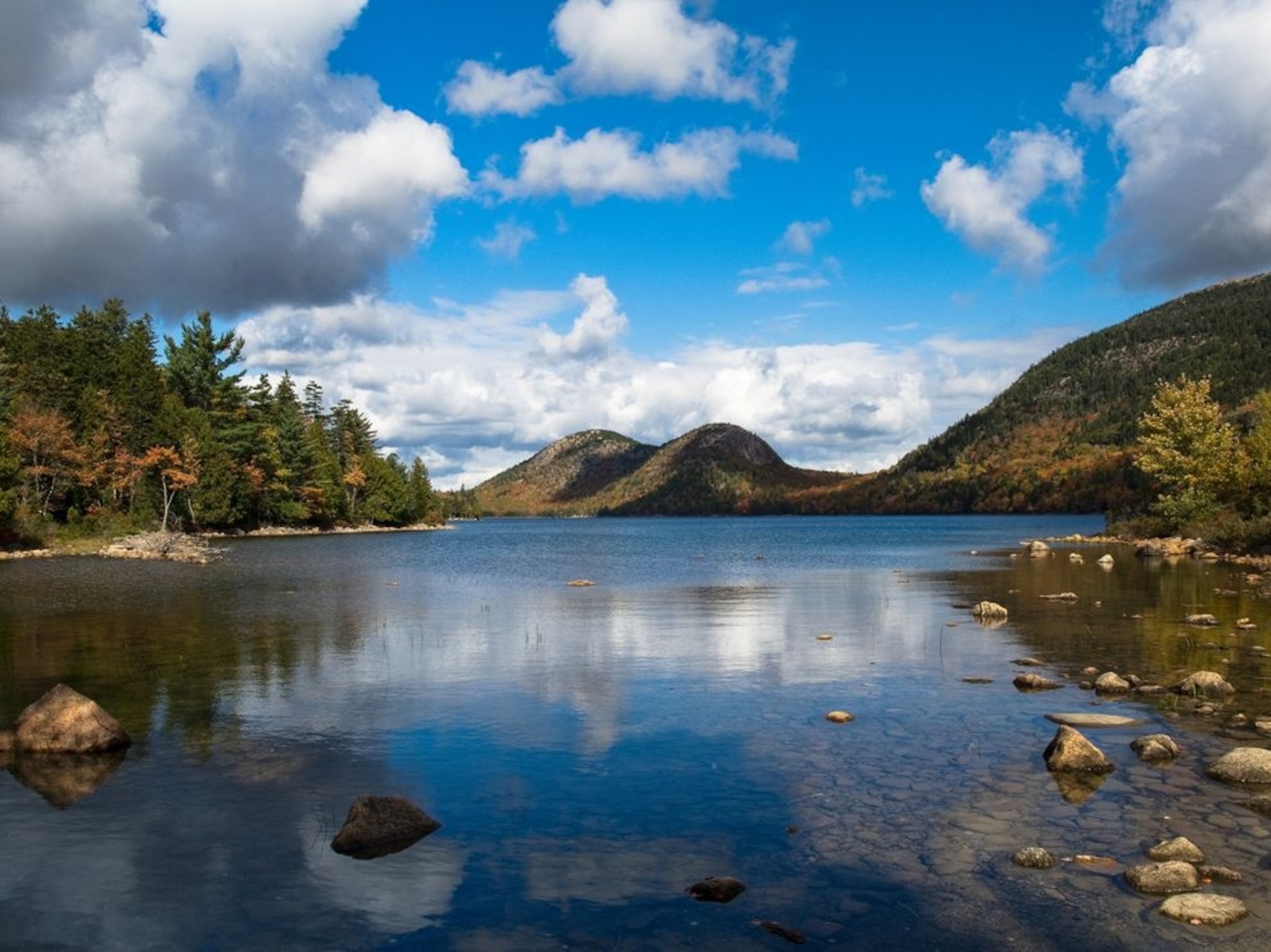 Jordan Pond at Acadia National Park, Maine