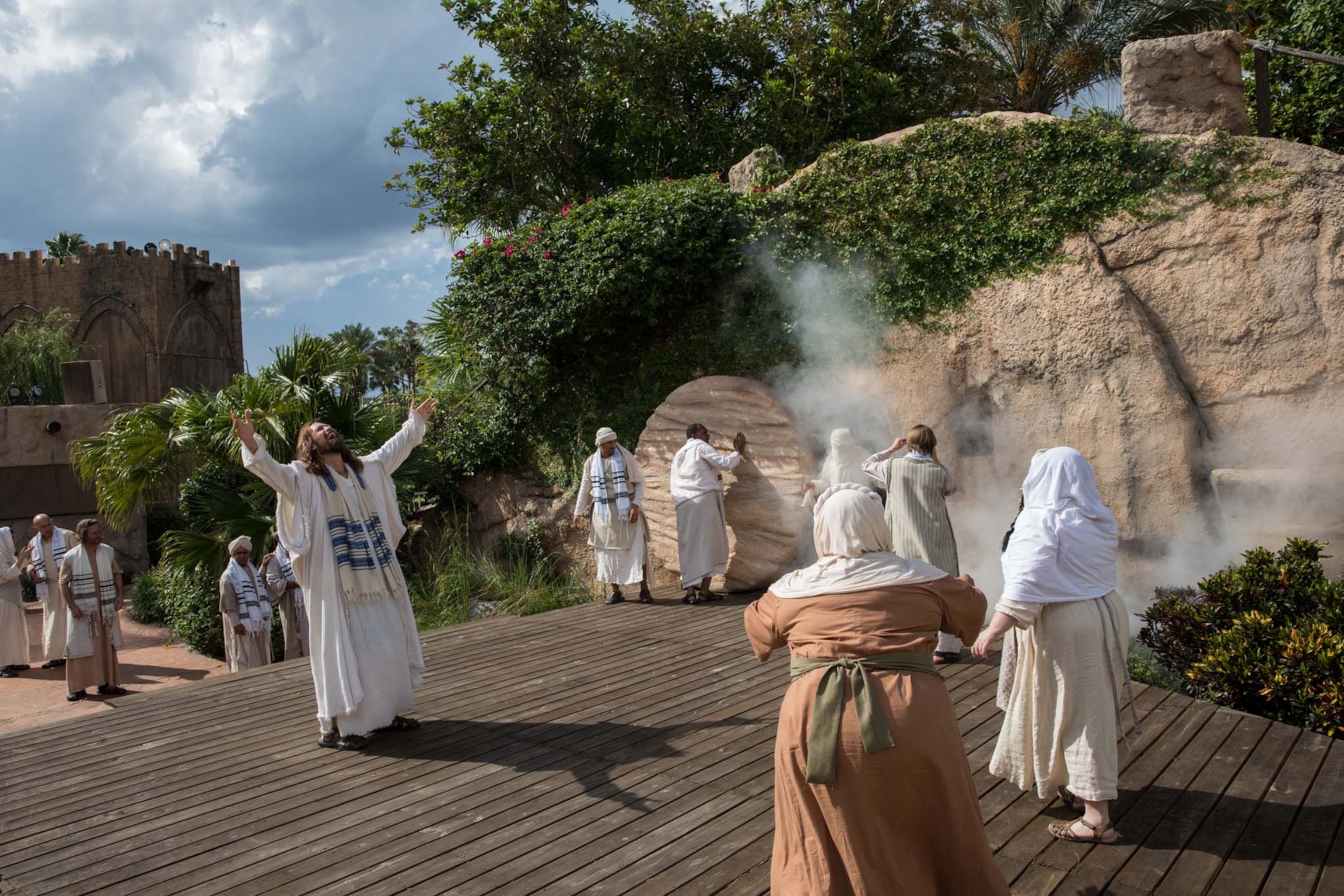 Jesus at holy Land USA in Orlando Florida