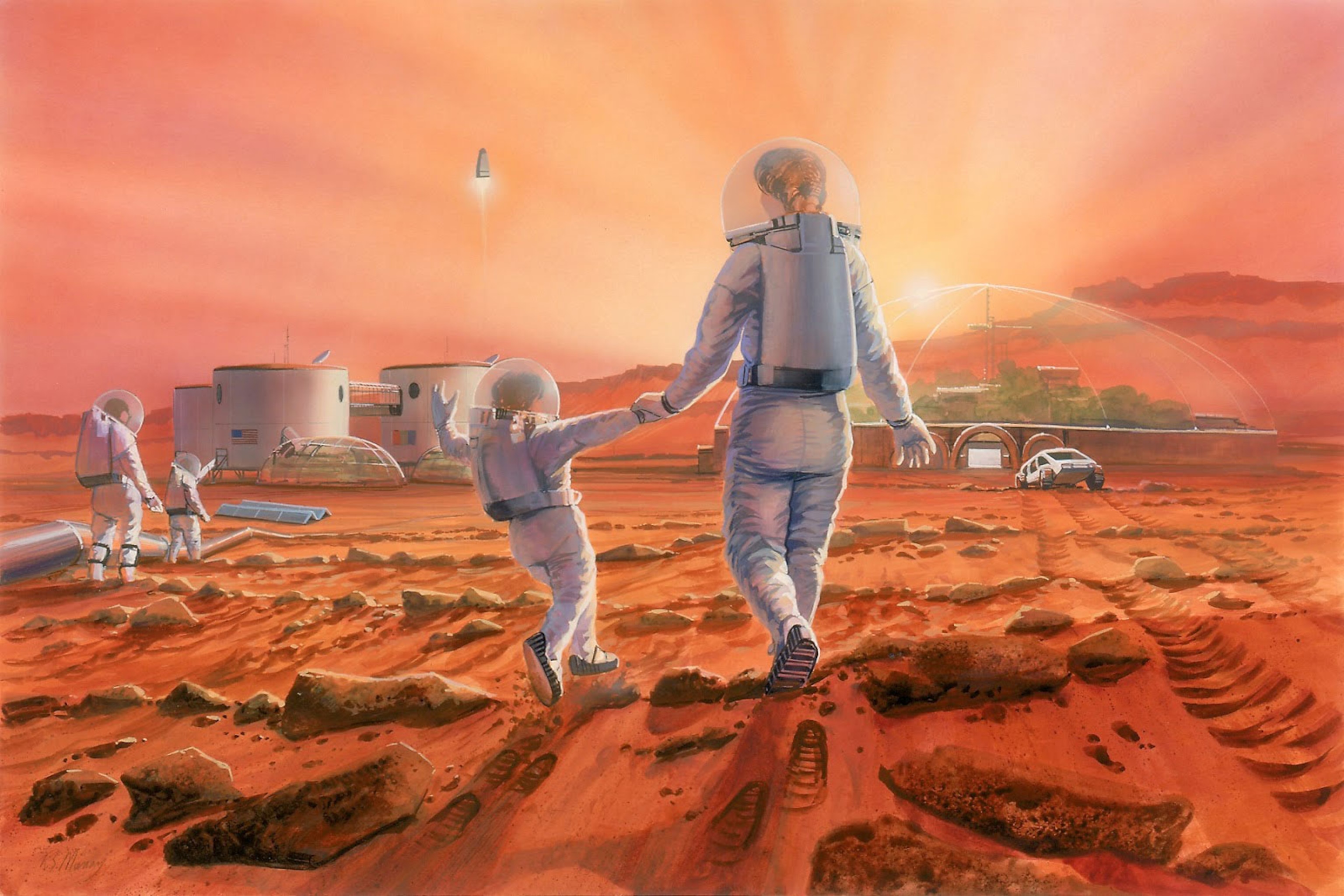 new life on Mars