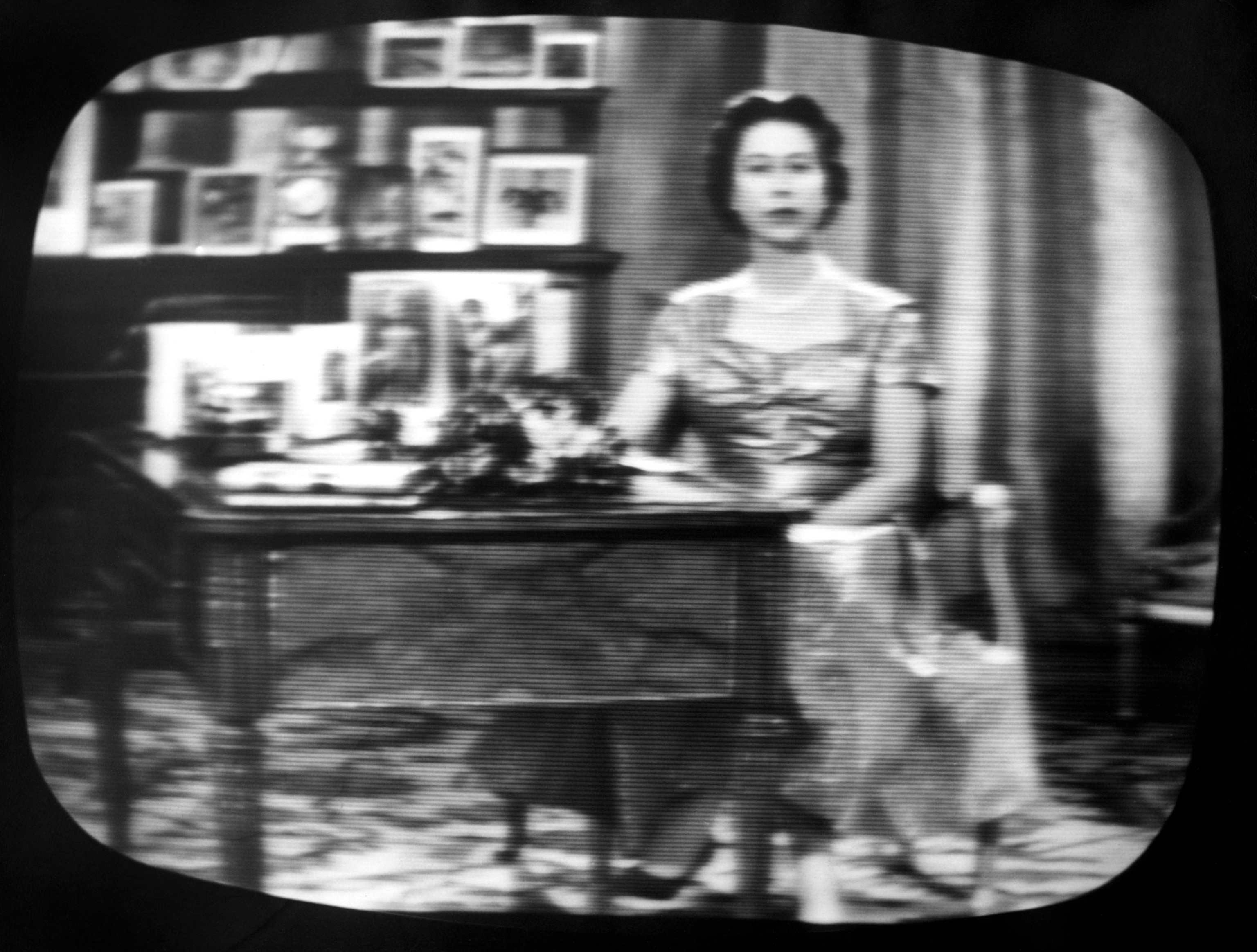 Queen Elizabeth II delivers the first televised Christmas speech