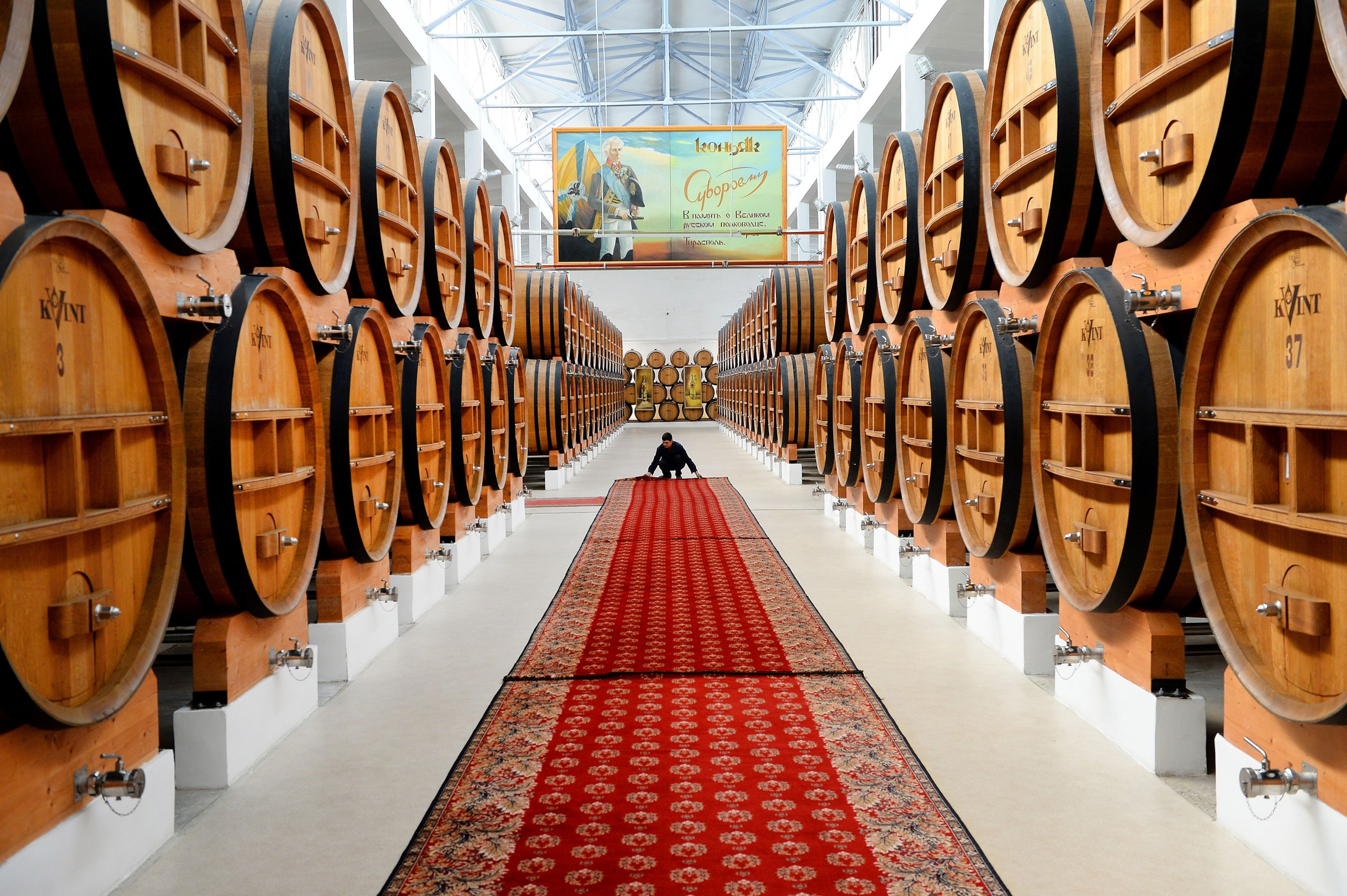 a brandy distillery in Tiraspol, Moldova