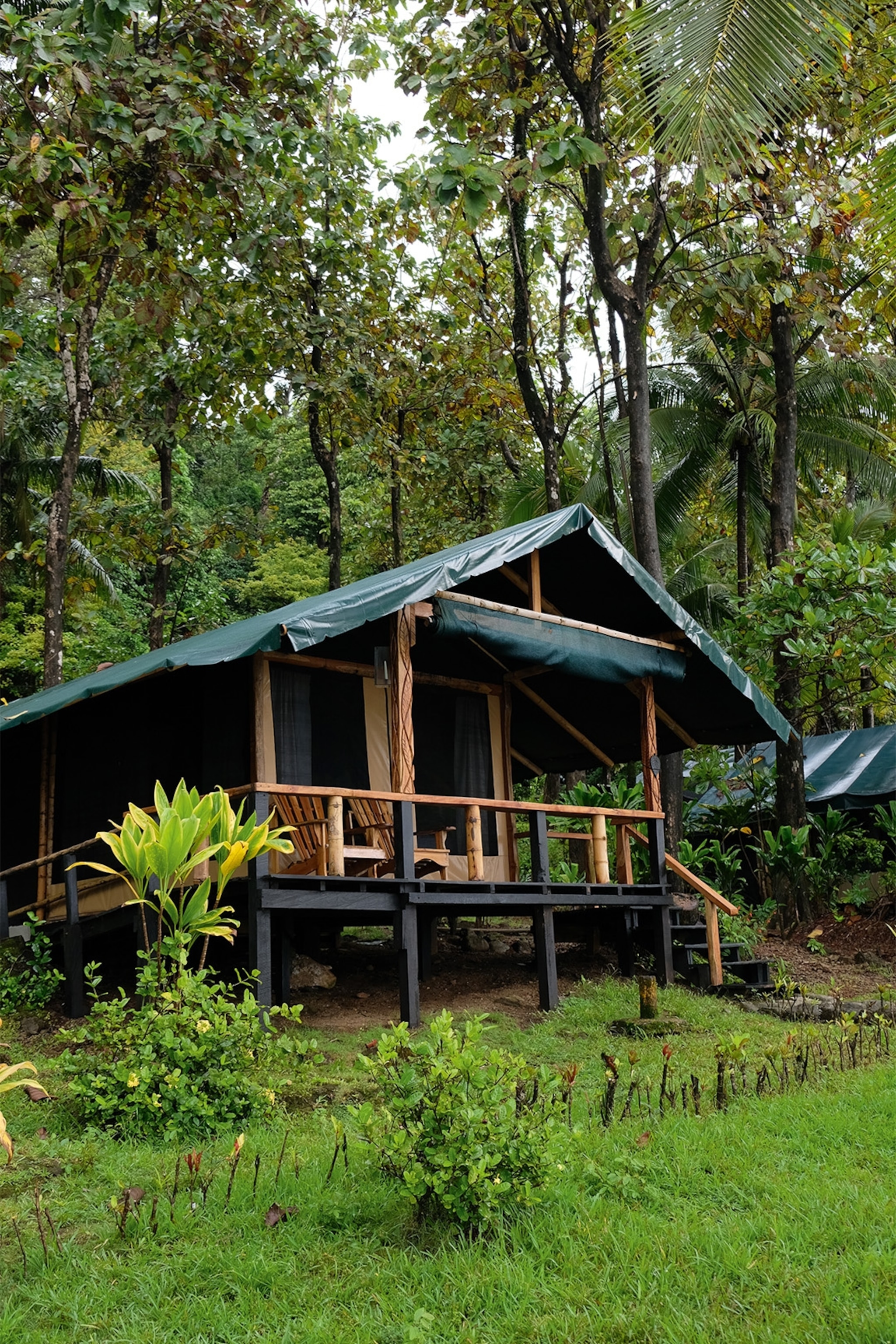 La Leona Eco Lodge is on the Osa Peninsula and has tented accommodation.