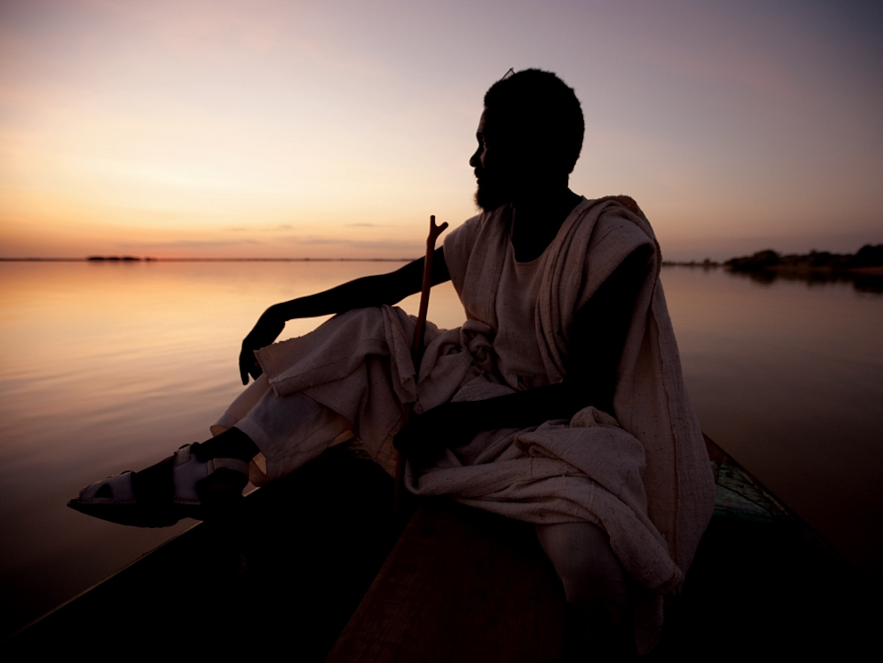 Historian on the Niger River