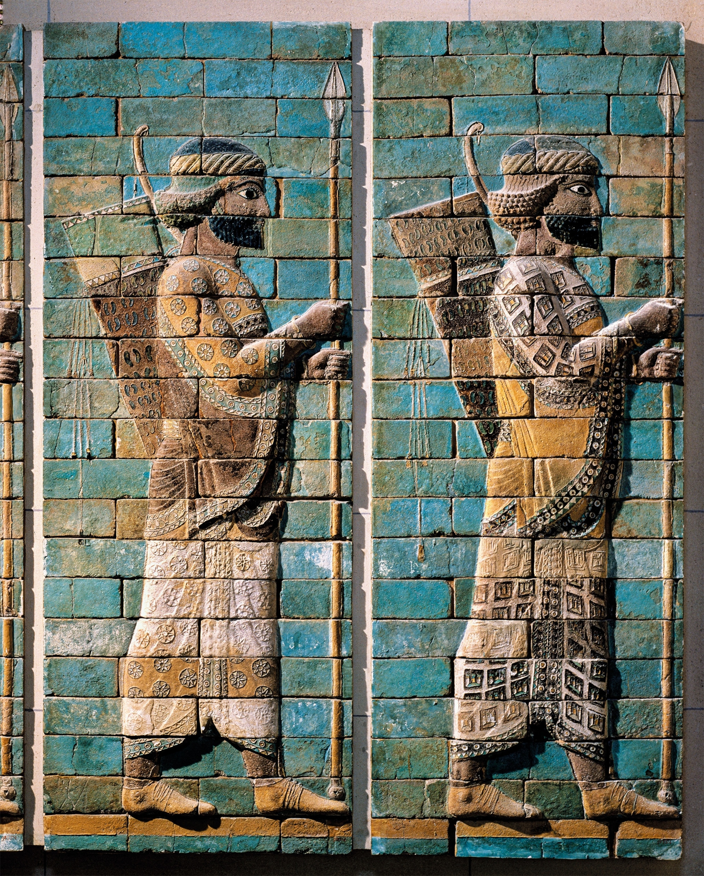 At first, not even the Immortals, the Persian elite corps of archers which are shown here in a frieze from the Palace of Darius at Susa, could subdue the Spartan-led Greek army at the Battle of Thermopylae.
