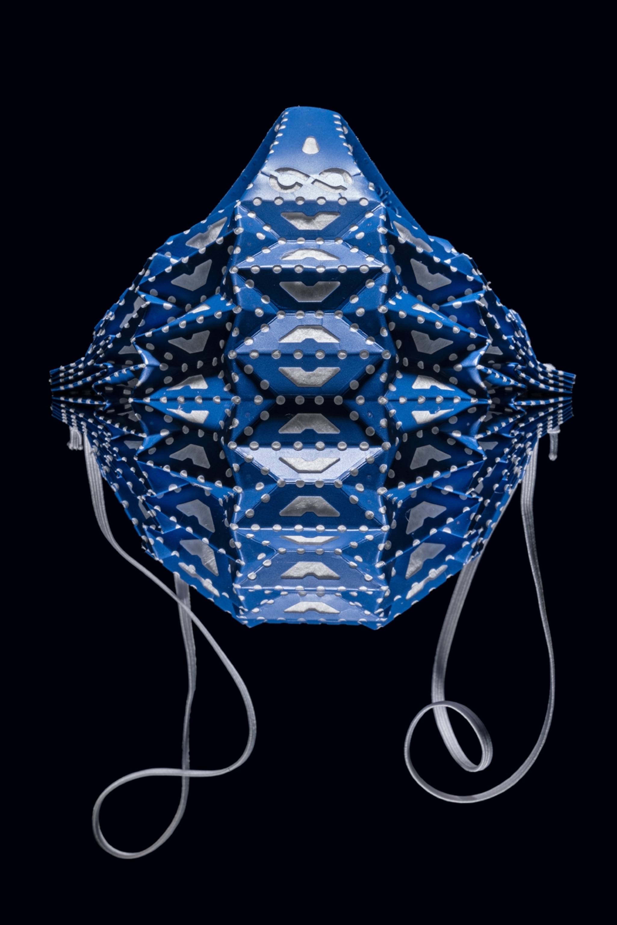 Blue face mask