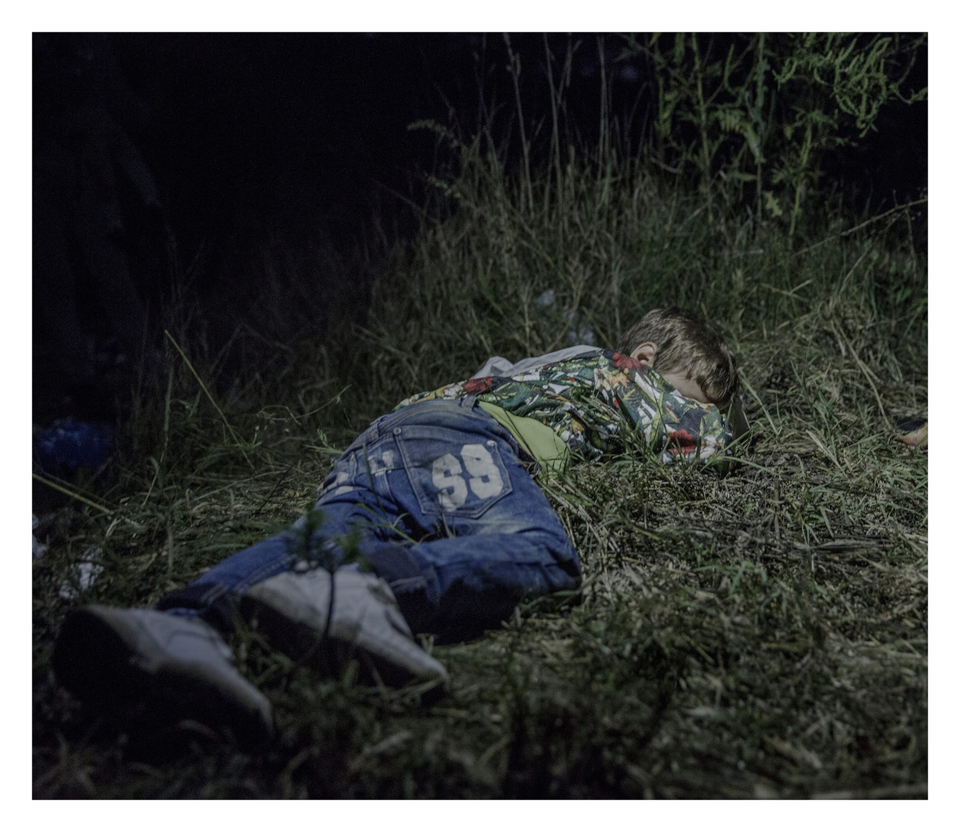 young child sleeping