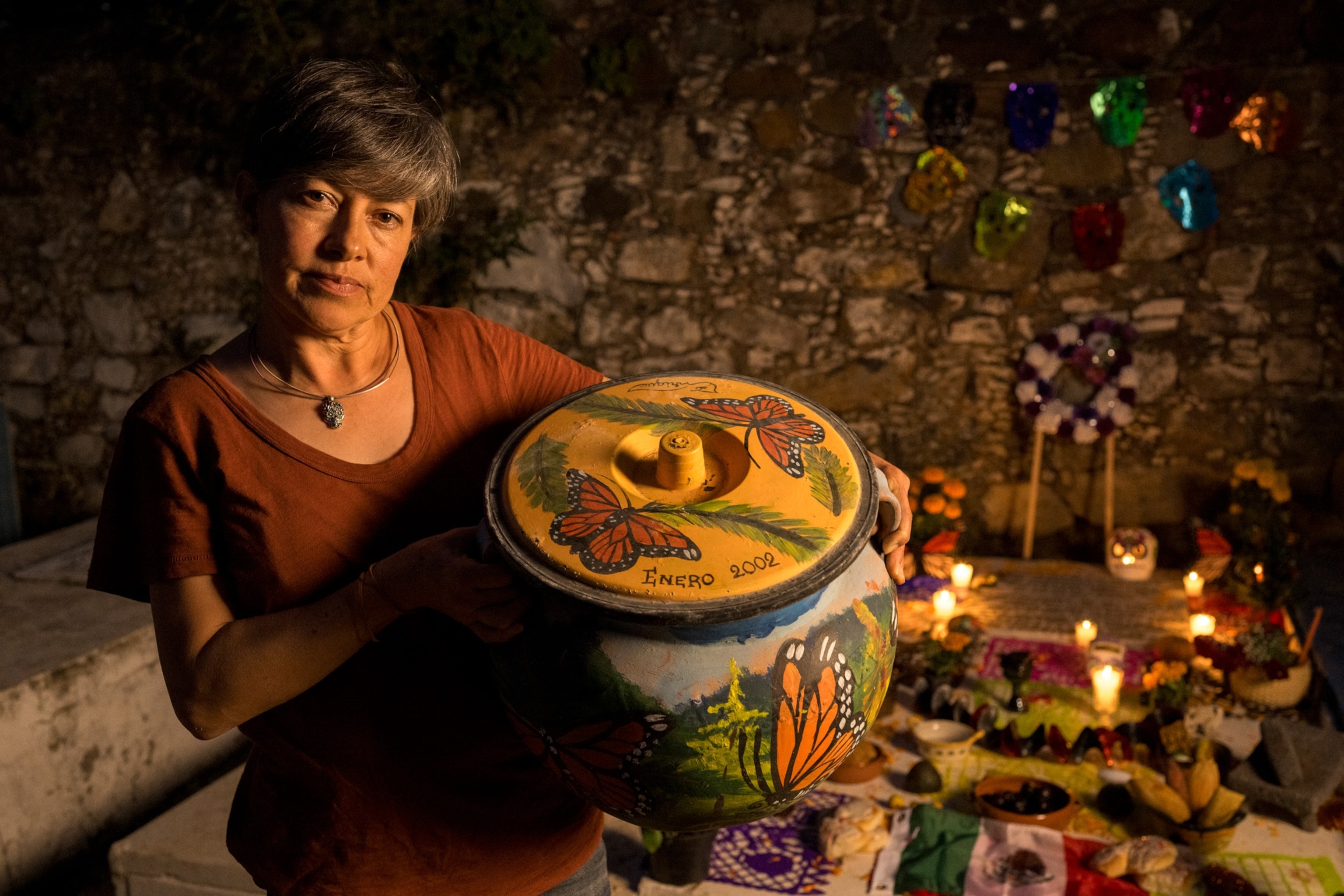 Day of the dead is celebrated with the arrival of monarch butterflies in Mexico.