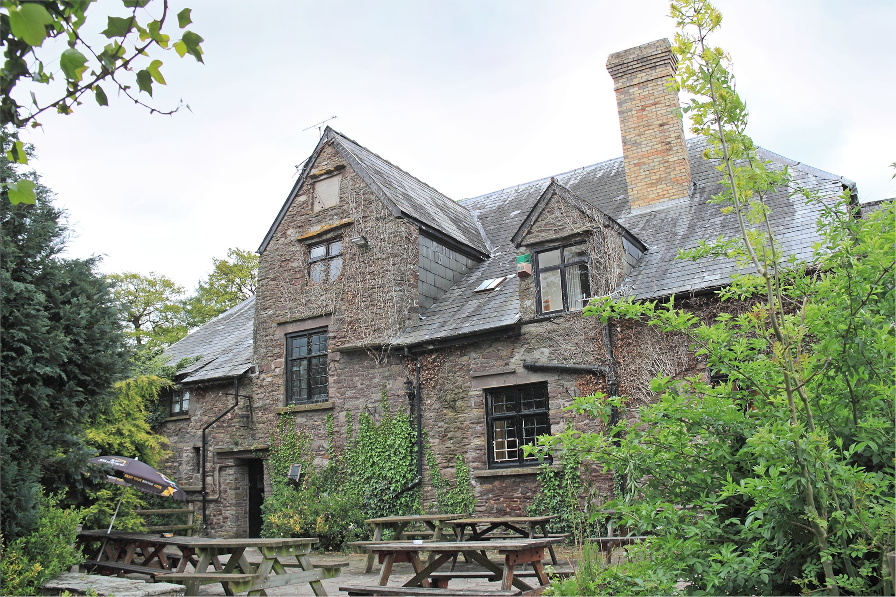 exterior of a pub in wales