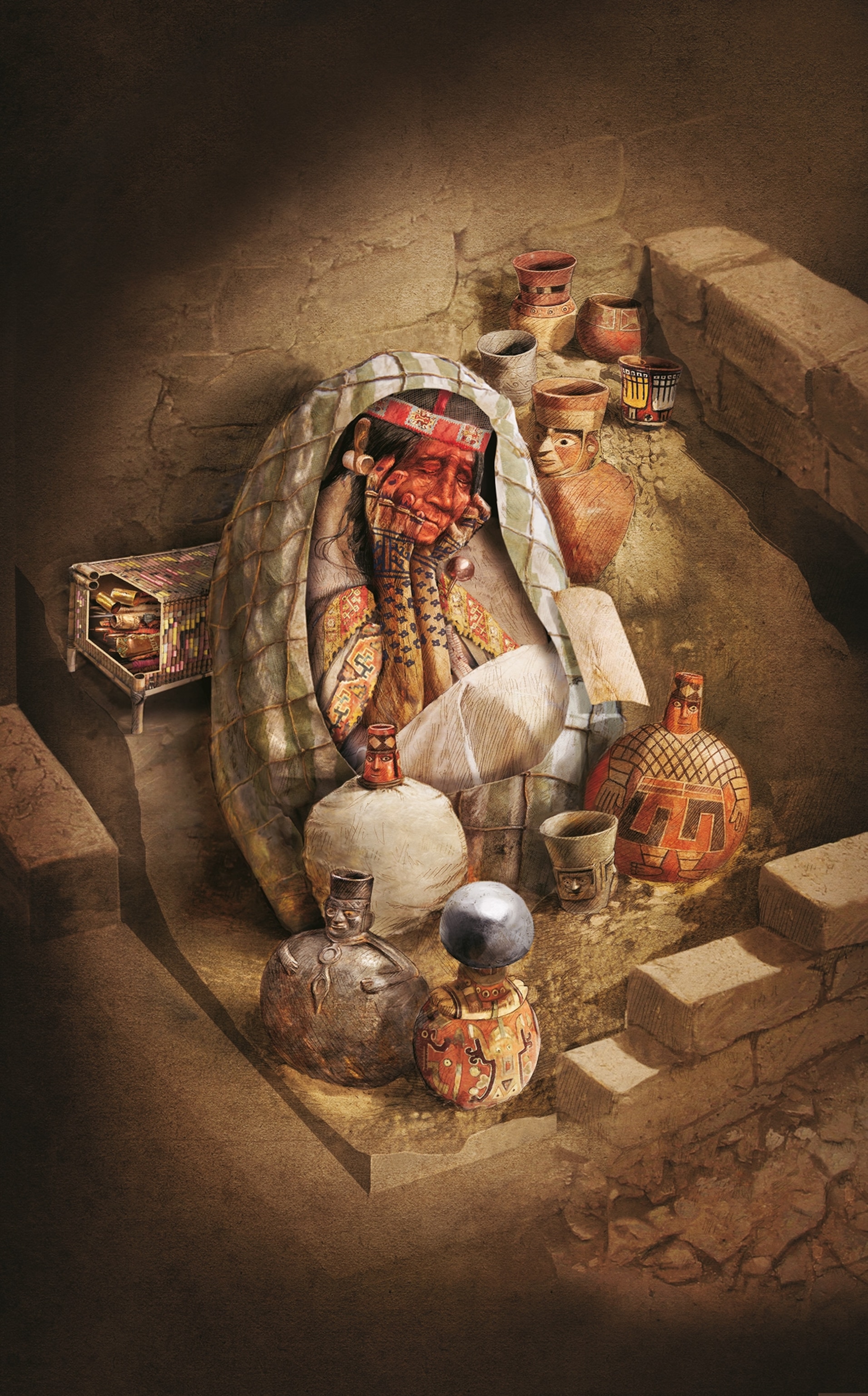 Surrounded in splendor, the mummy bundle of an elite noblewoman gave great insight into the funerary traditions of the Wari people.