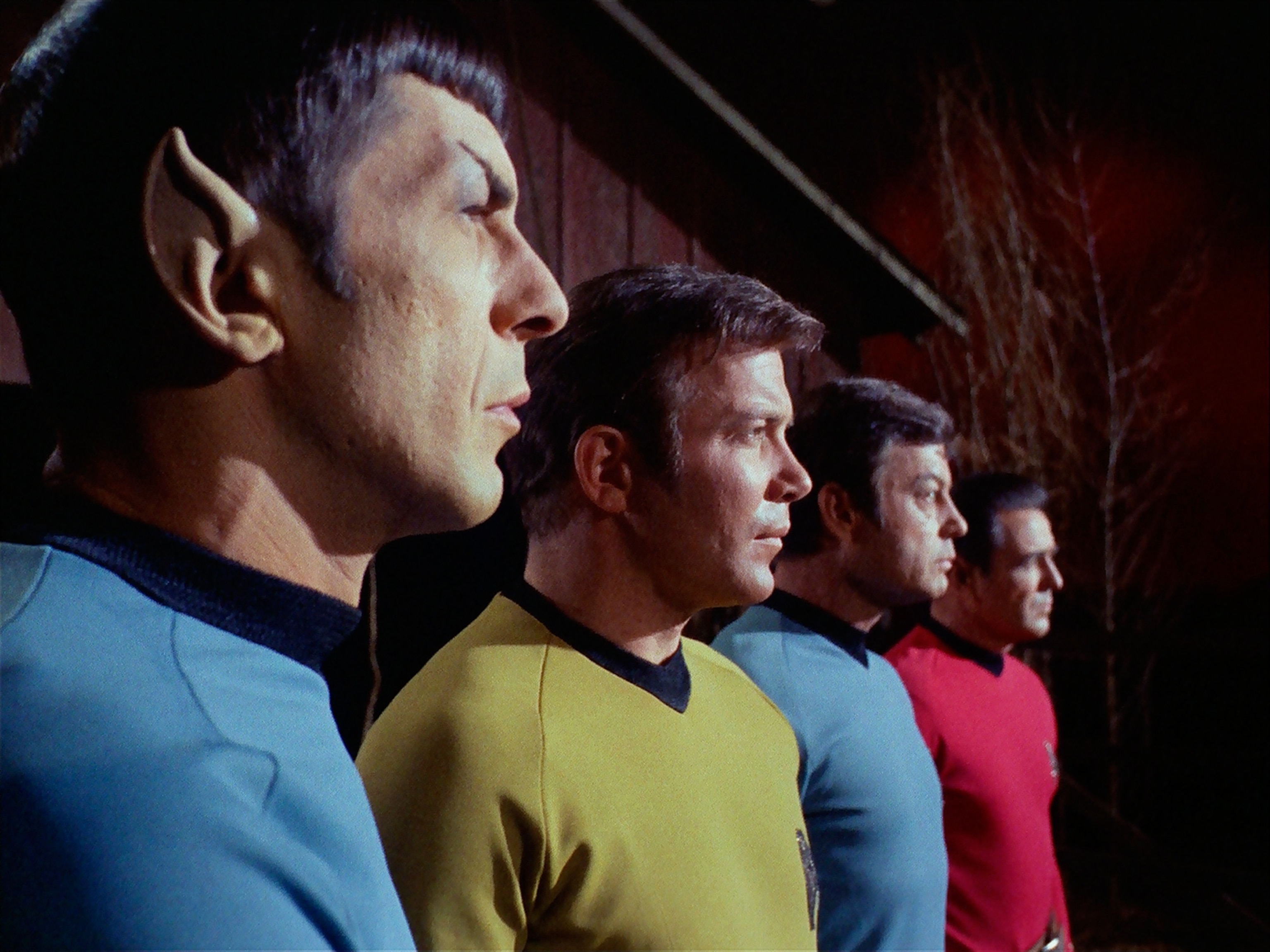 four characters from Star Trek