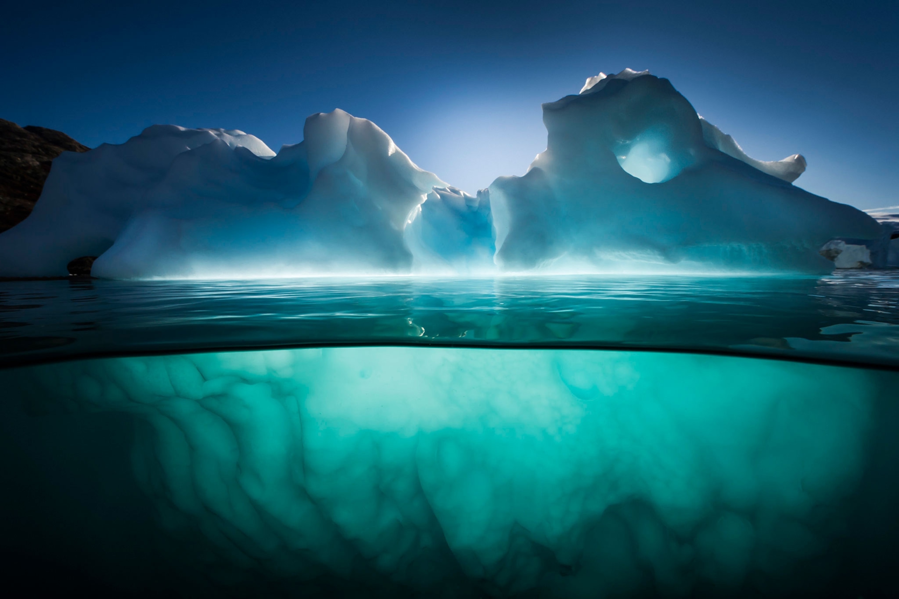 an iceberg
