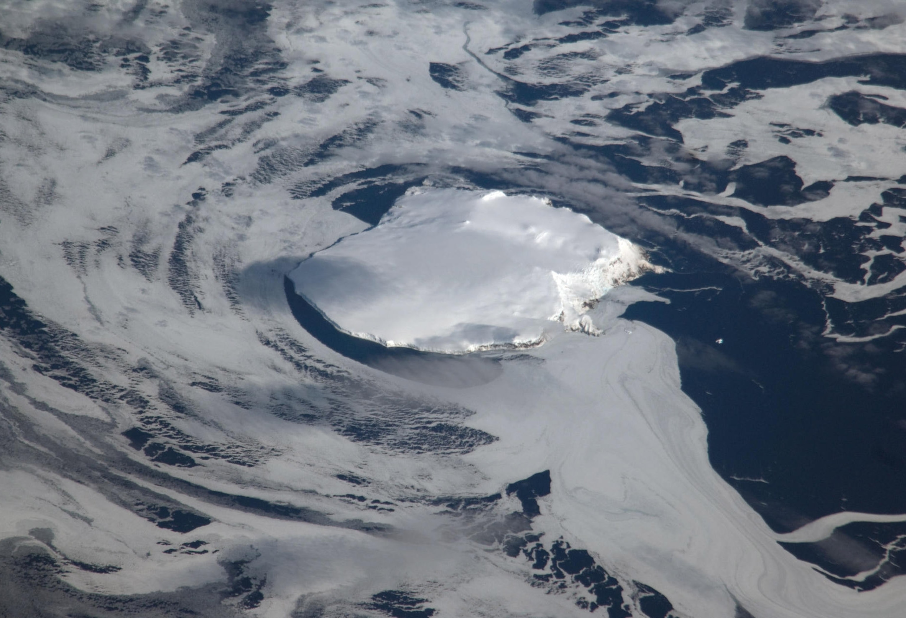 Bouvet Island as seen from a NASA image