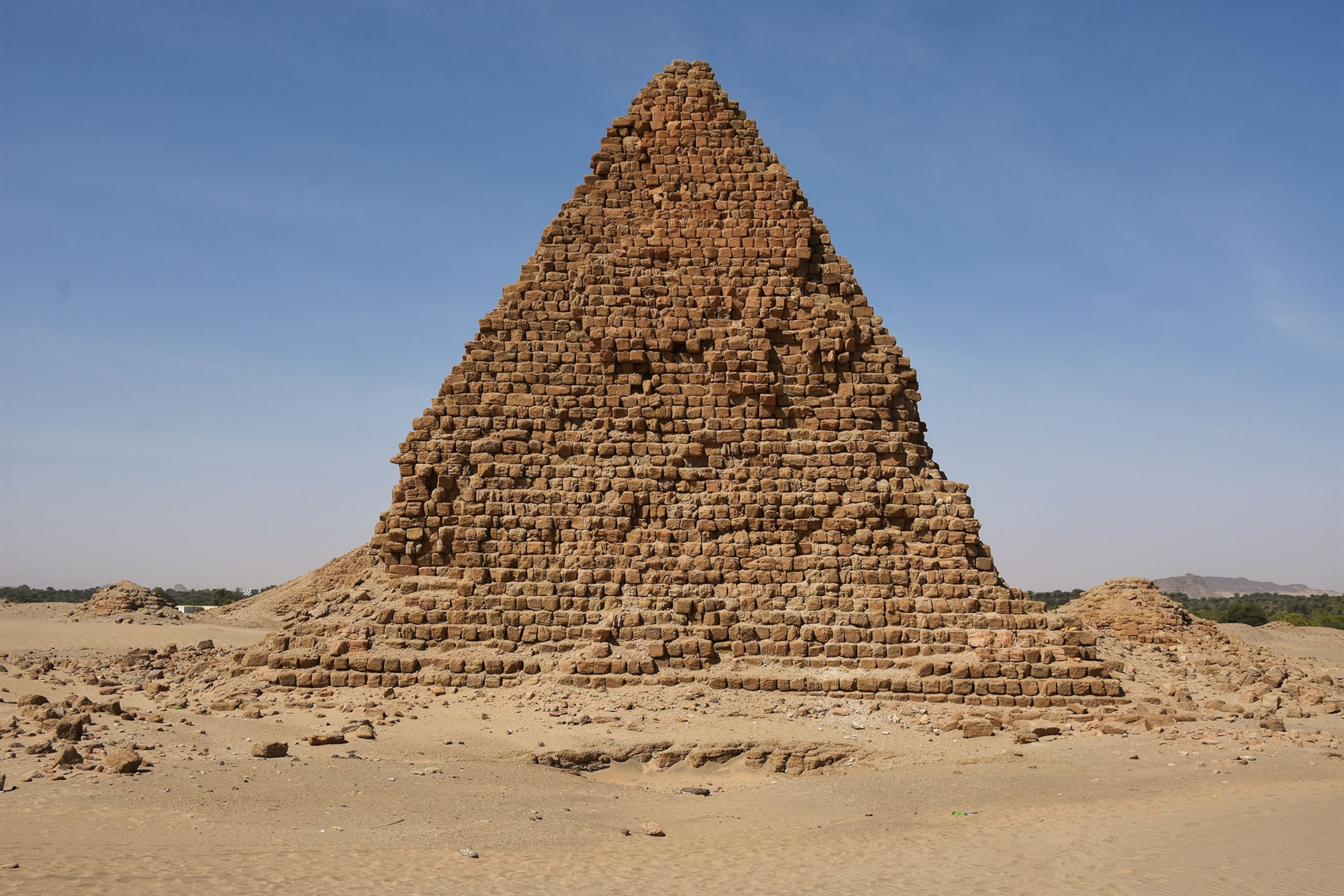 one of the Nuri Pyramids in Sudan