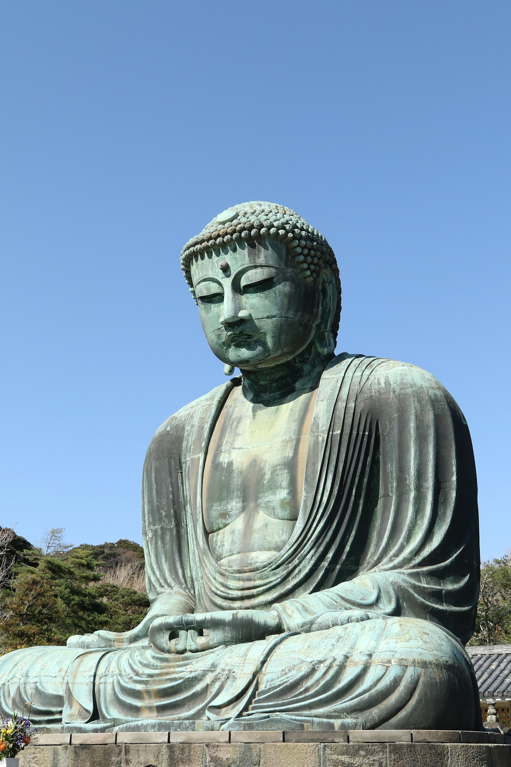 Daibutsu, Great Buddha statue at Kotoku-in temple, Kamakura, Kanagawa Prefecture, Japan