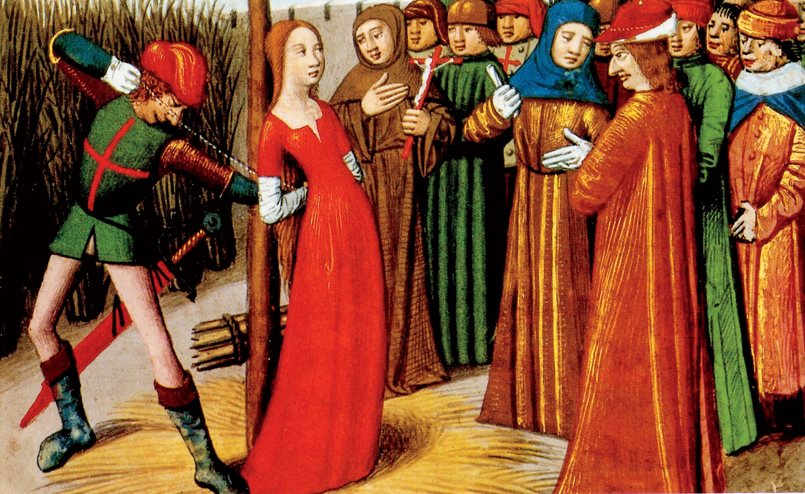 The English accused Joan of Arc of being a witch, executed her on May 30, 1431, and burned her body three times.