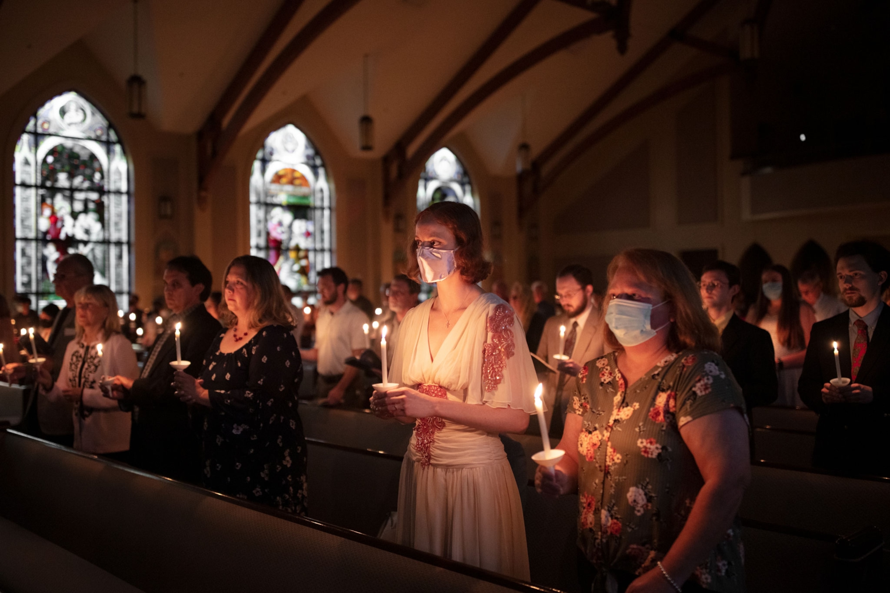 people attend mass in Alabama