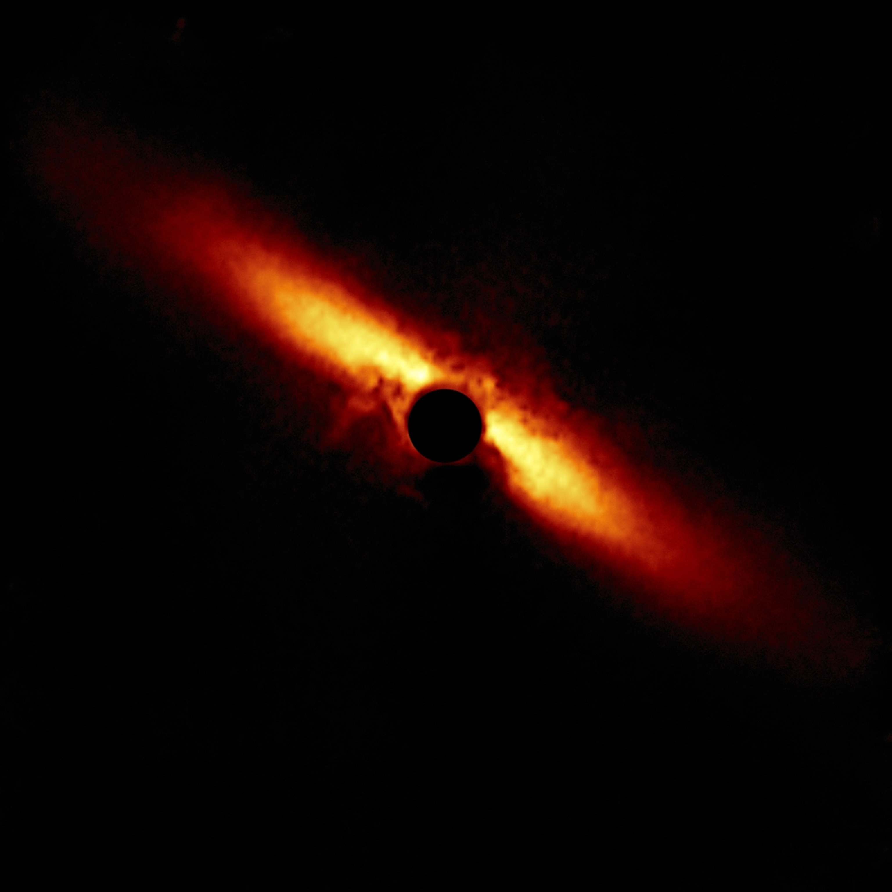 Picture of fire ring leaning left