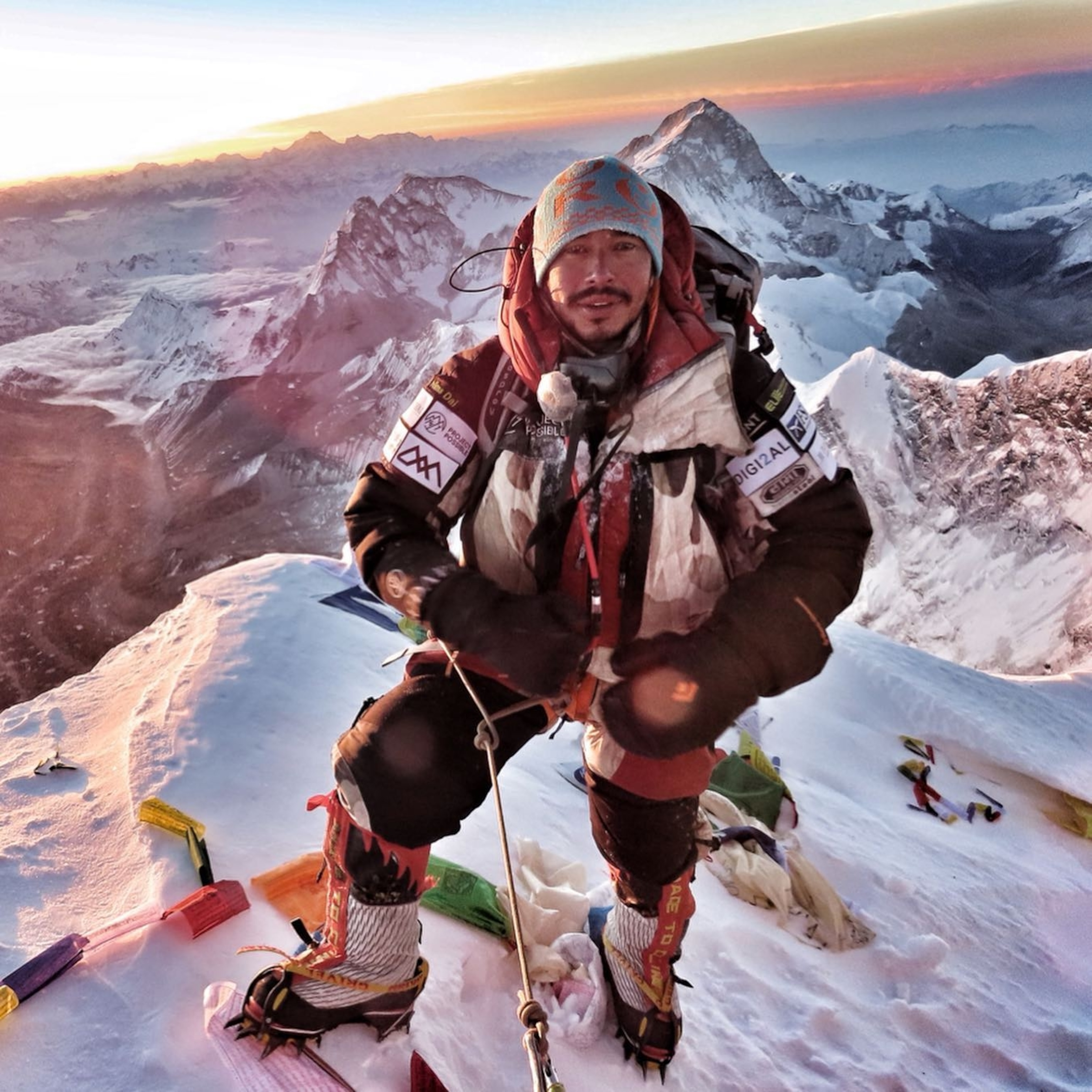 mountaineer Nirmal Purja Magar in the Himalayas