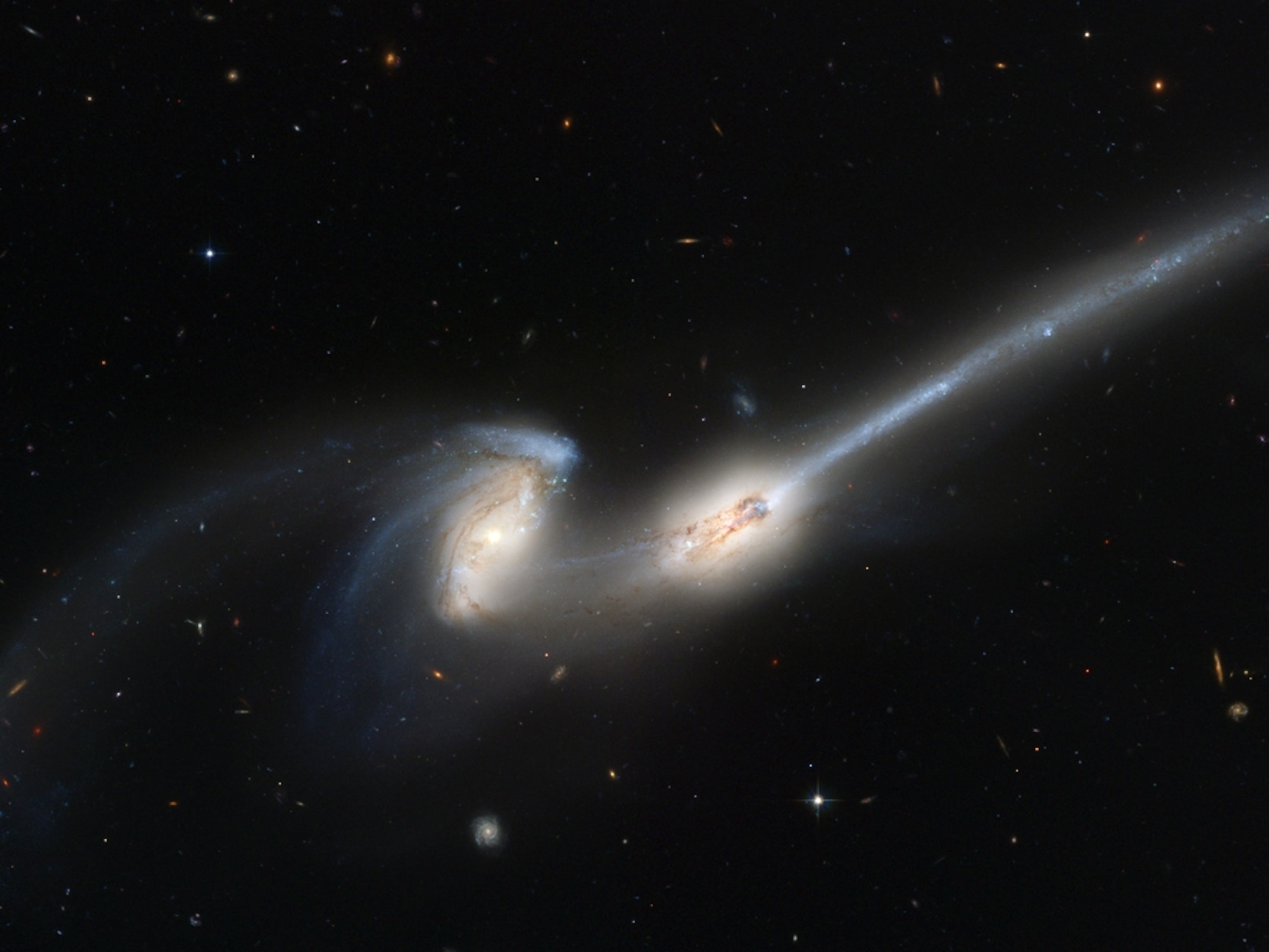 colliding galaxies
