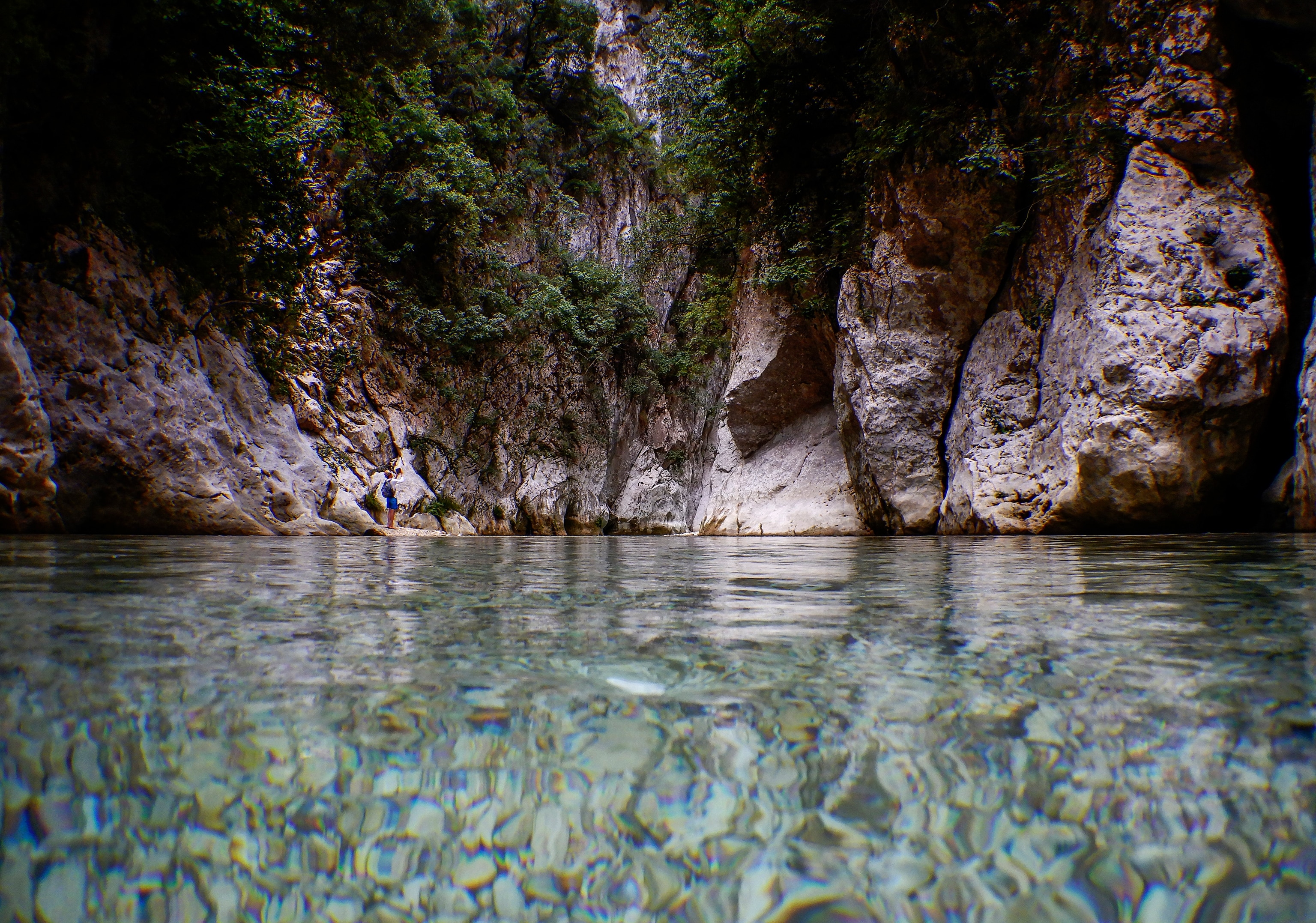 A view of the Acheron river in Greece