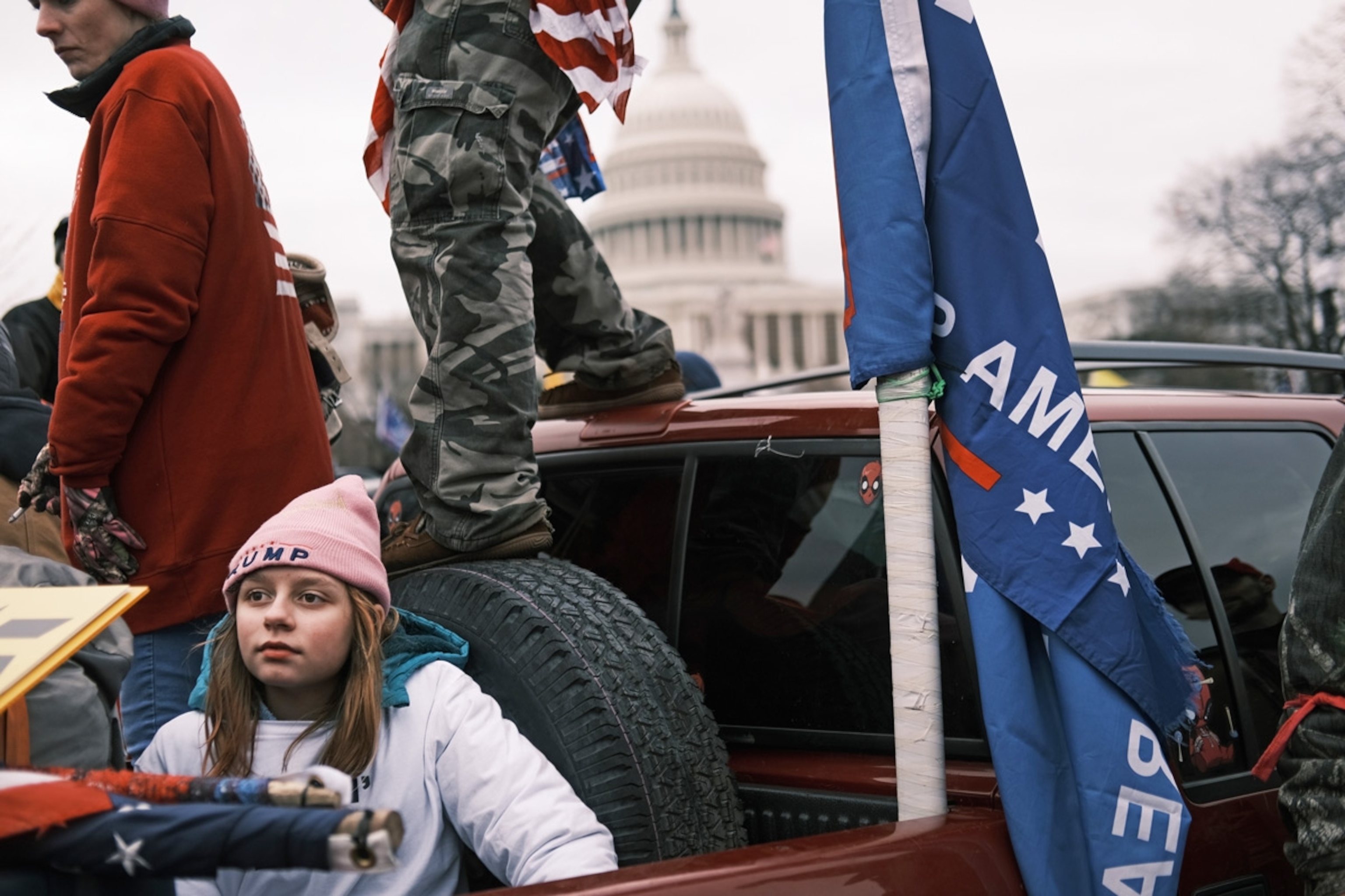 Pro-Trump supporters storm the U.S. Capitol following a rally with President Donald Trump on January 6, 2021 in Washington, DC. Trump supporters gathered in the nation's capital today to protest the ratification of President-elect Joe Biden's Electoral College victory over President Trump in the 2020 election.