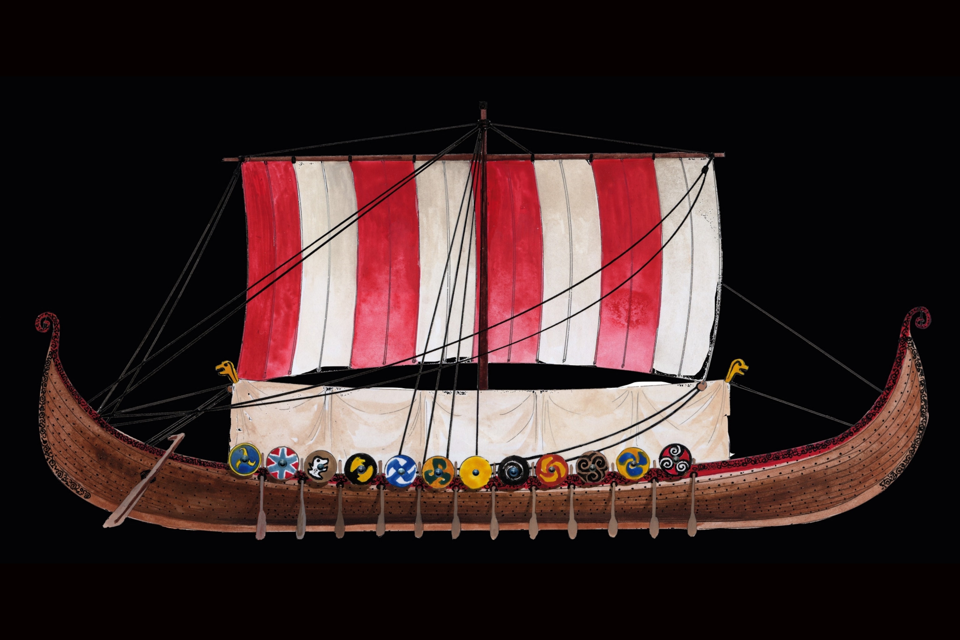 a Viking Ship