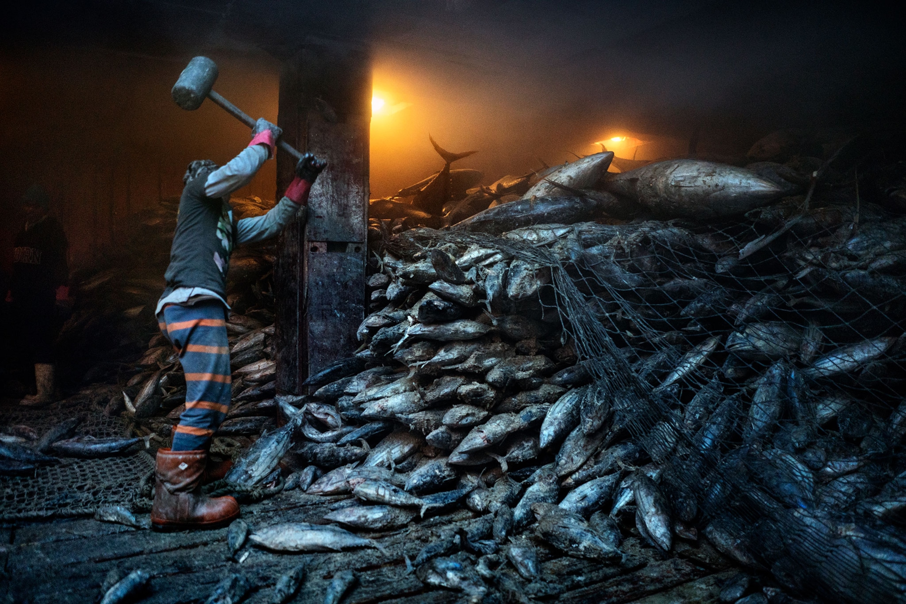 a fishery worker