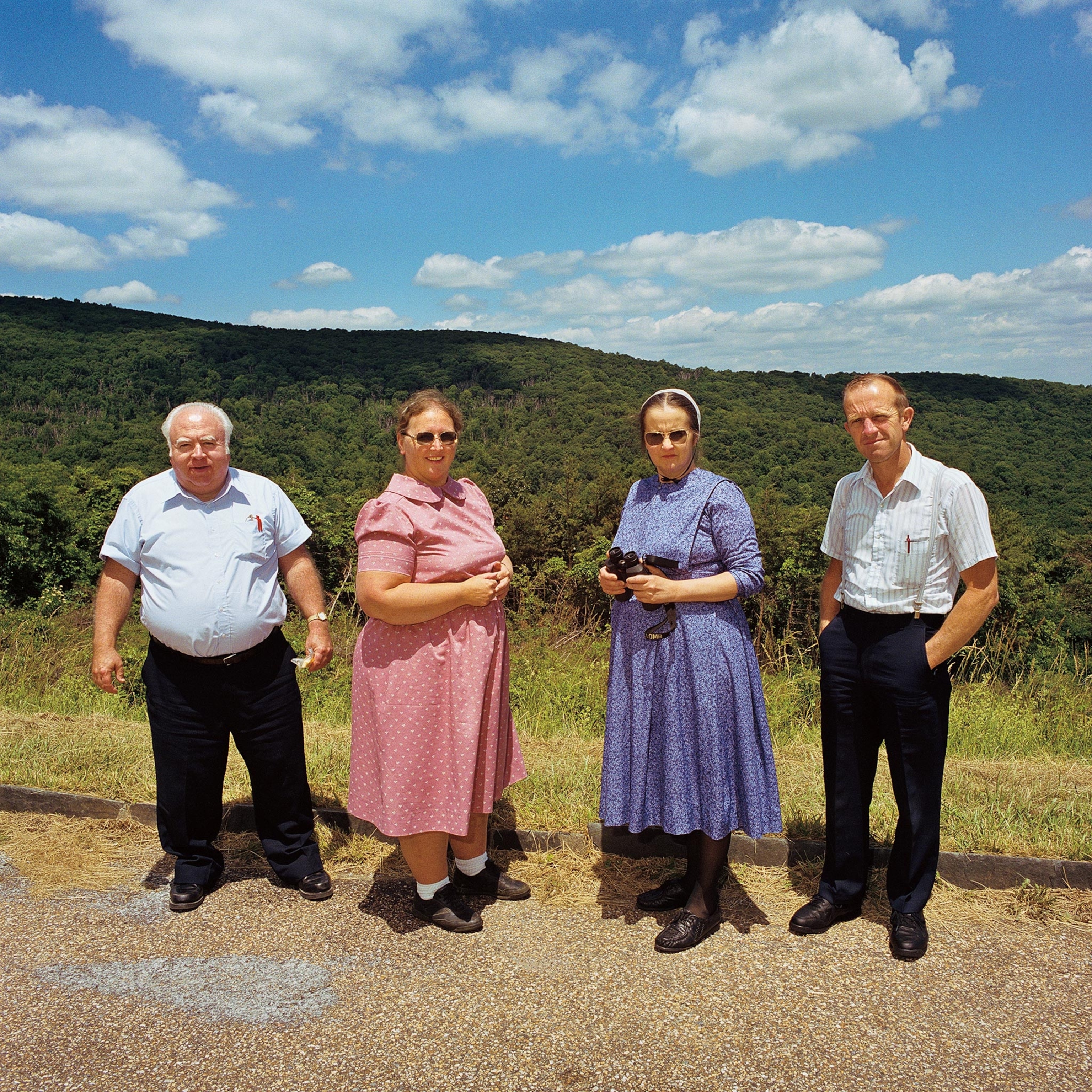 tourists at Shenandoah National Park
