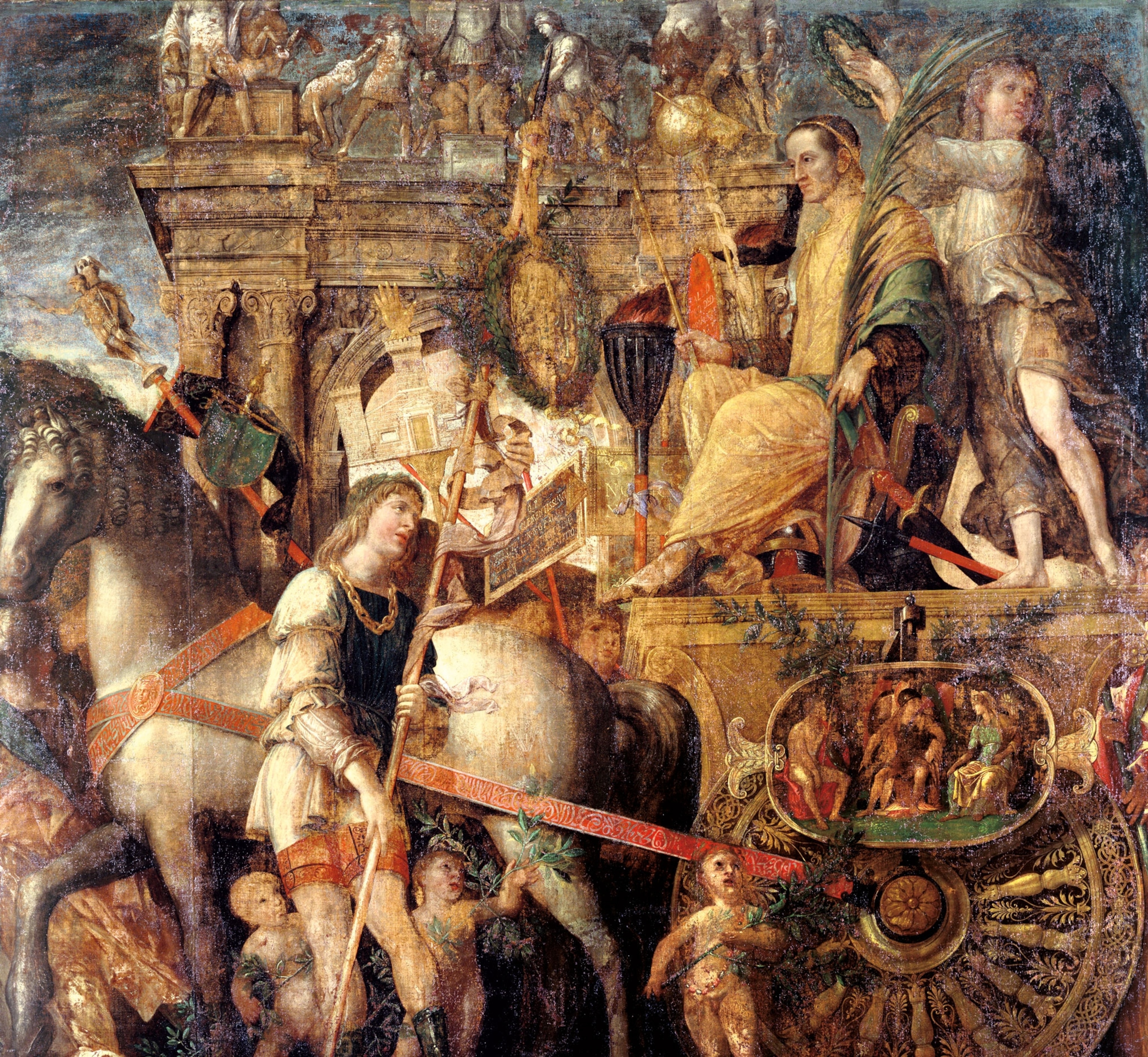 Julius Caesar passing through Rome