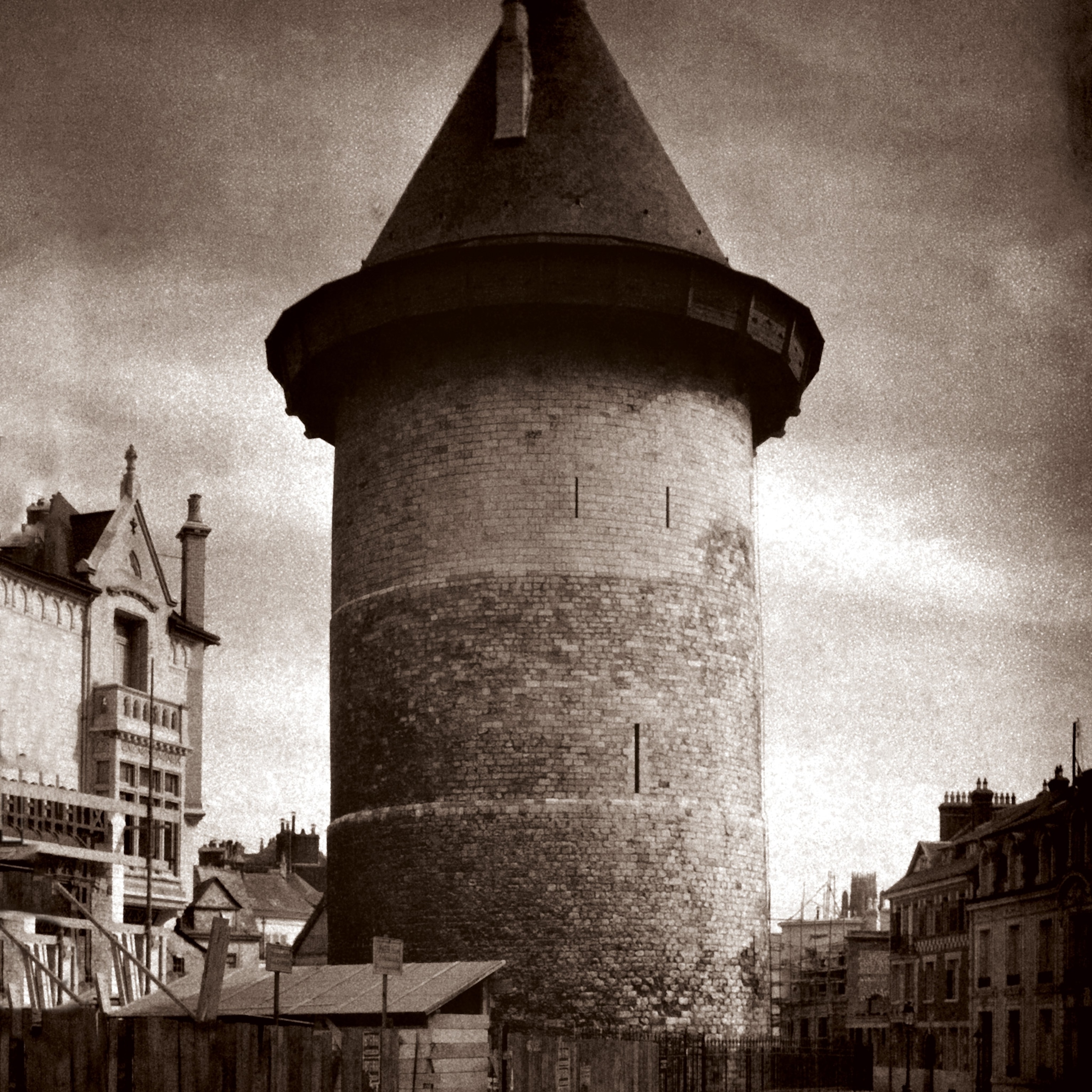 the keep, or Tower of Joan of Arc, at the castle of Rouen