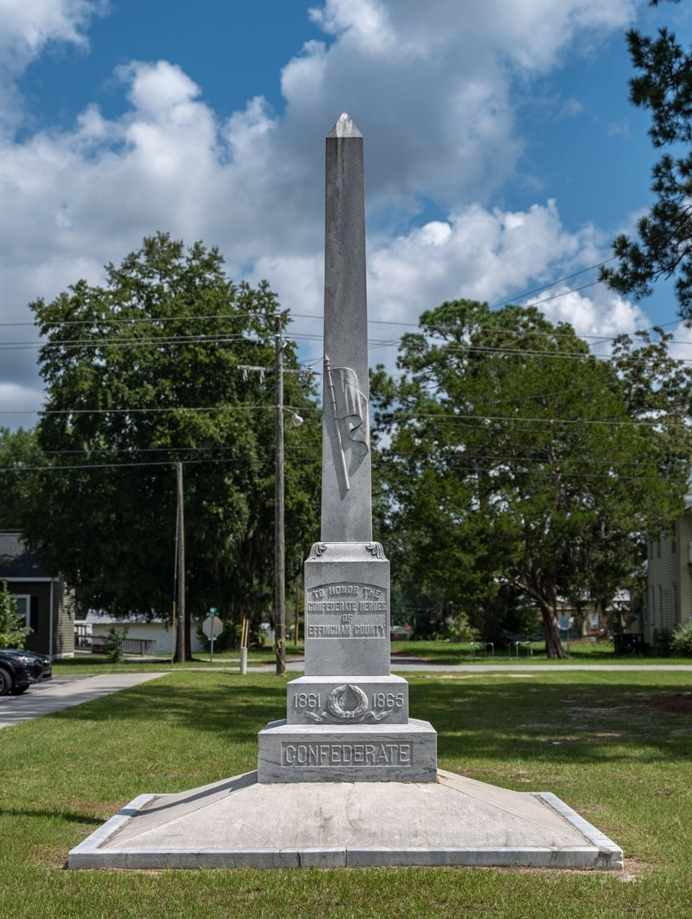 A public statue outdoors