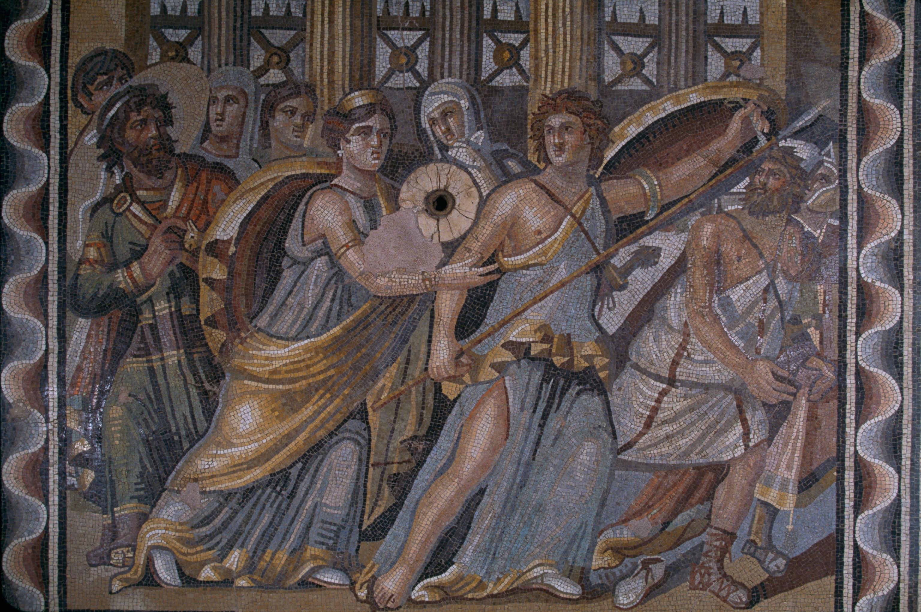 mosaic of Achilles