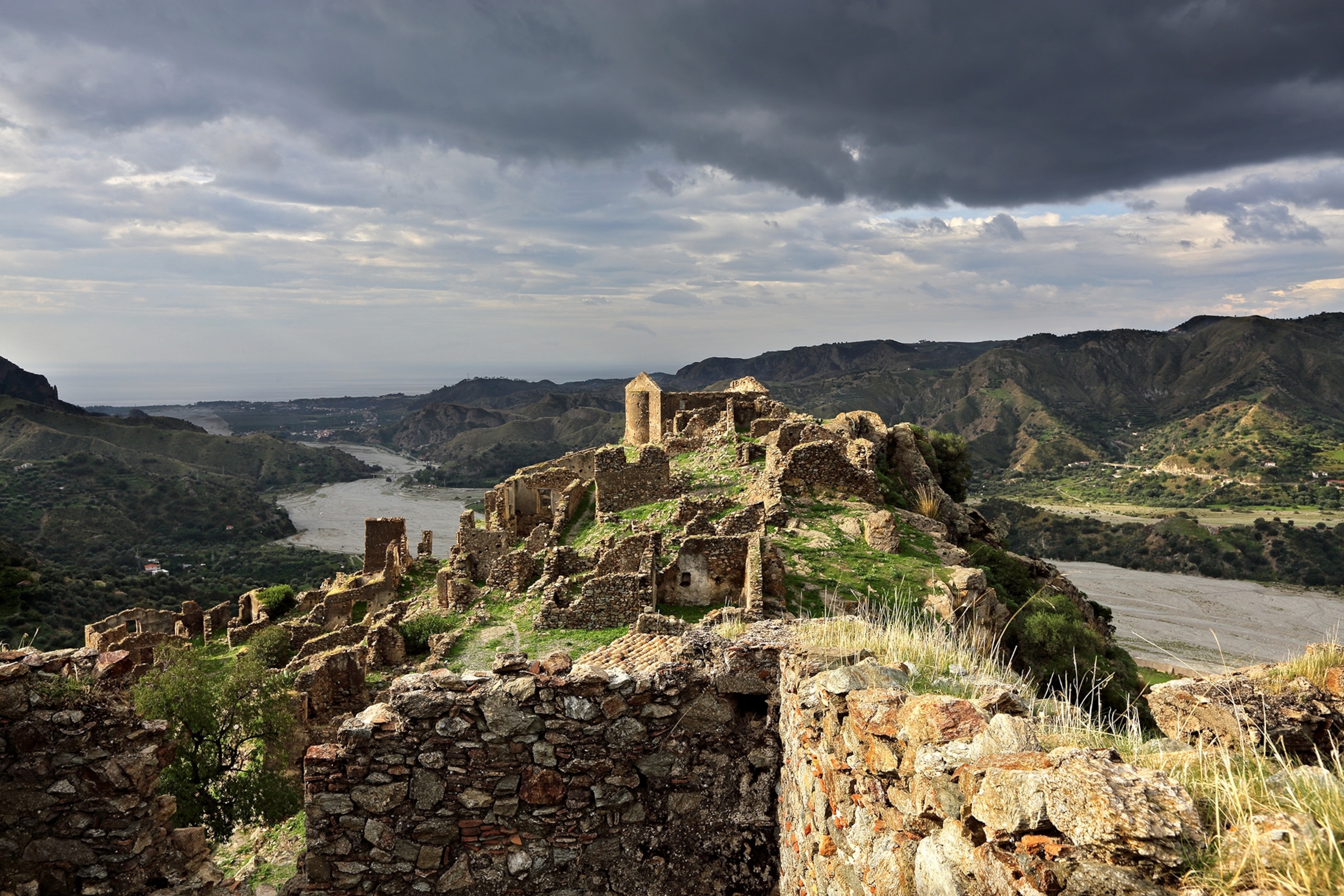 an abandoned village in Italy