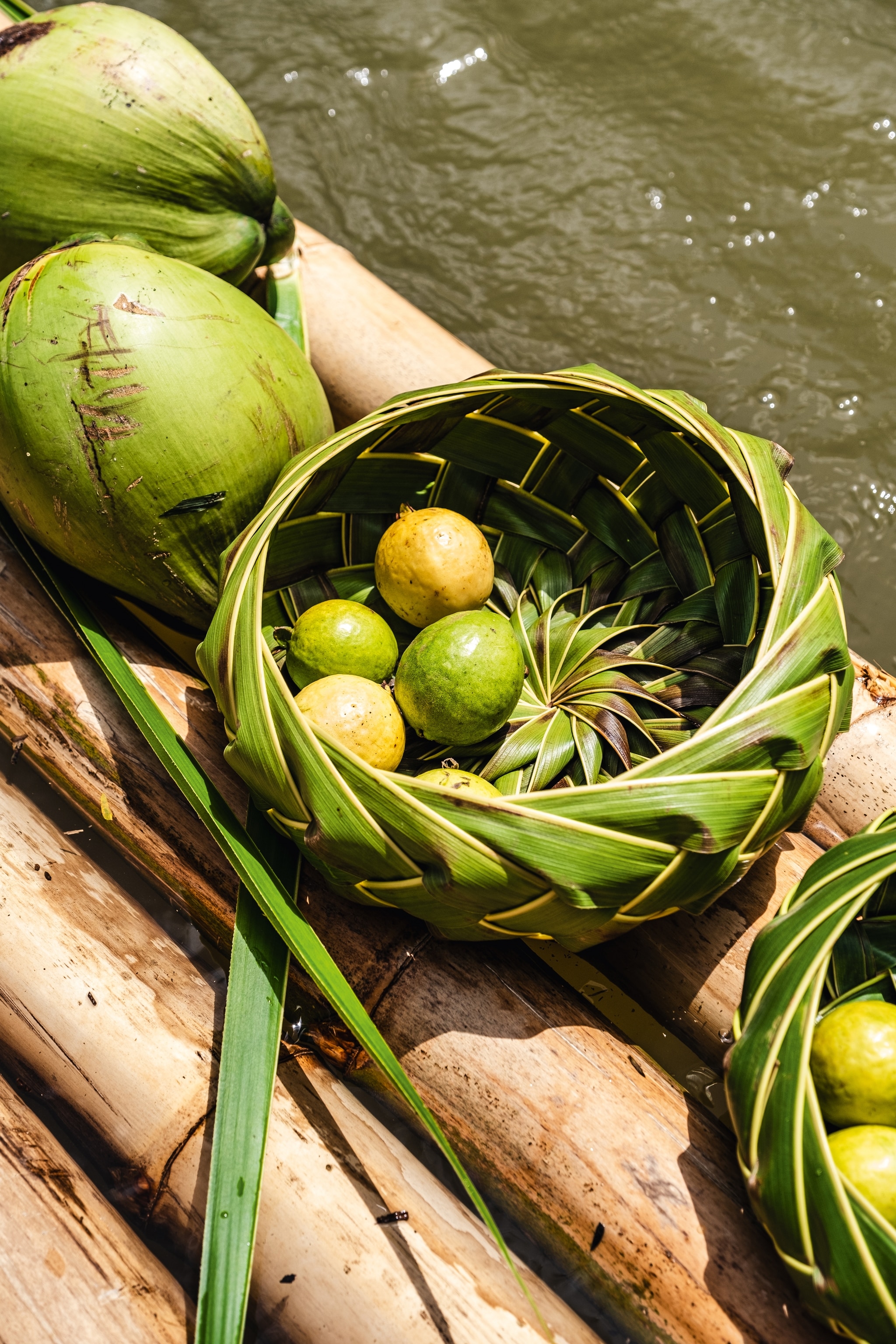 Bamboo raft