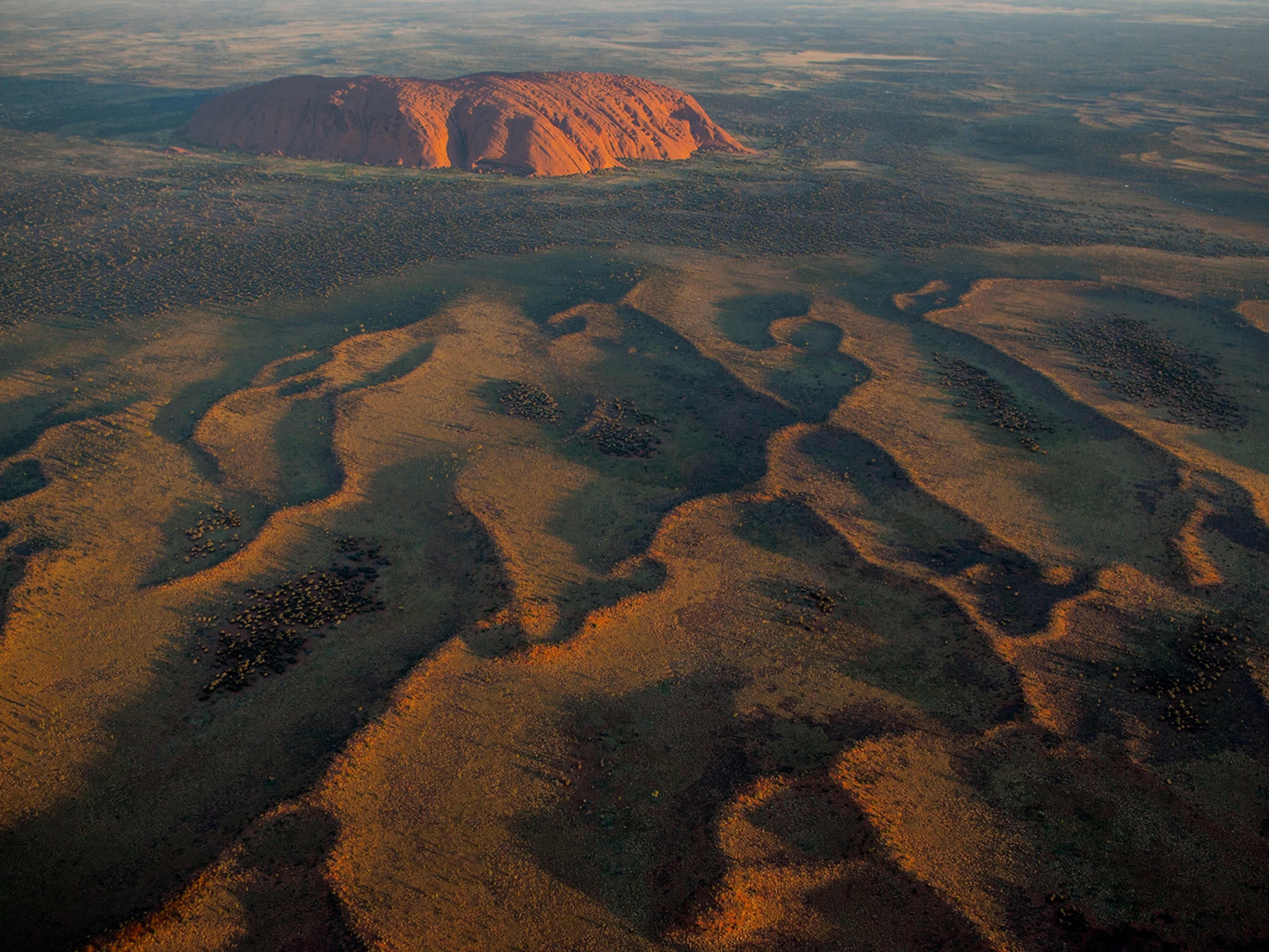 Australia's sandstone monolith Uluru
