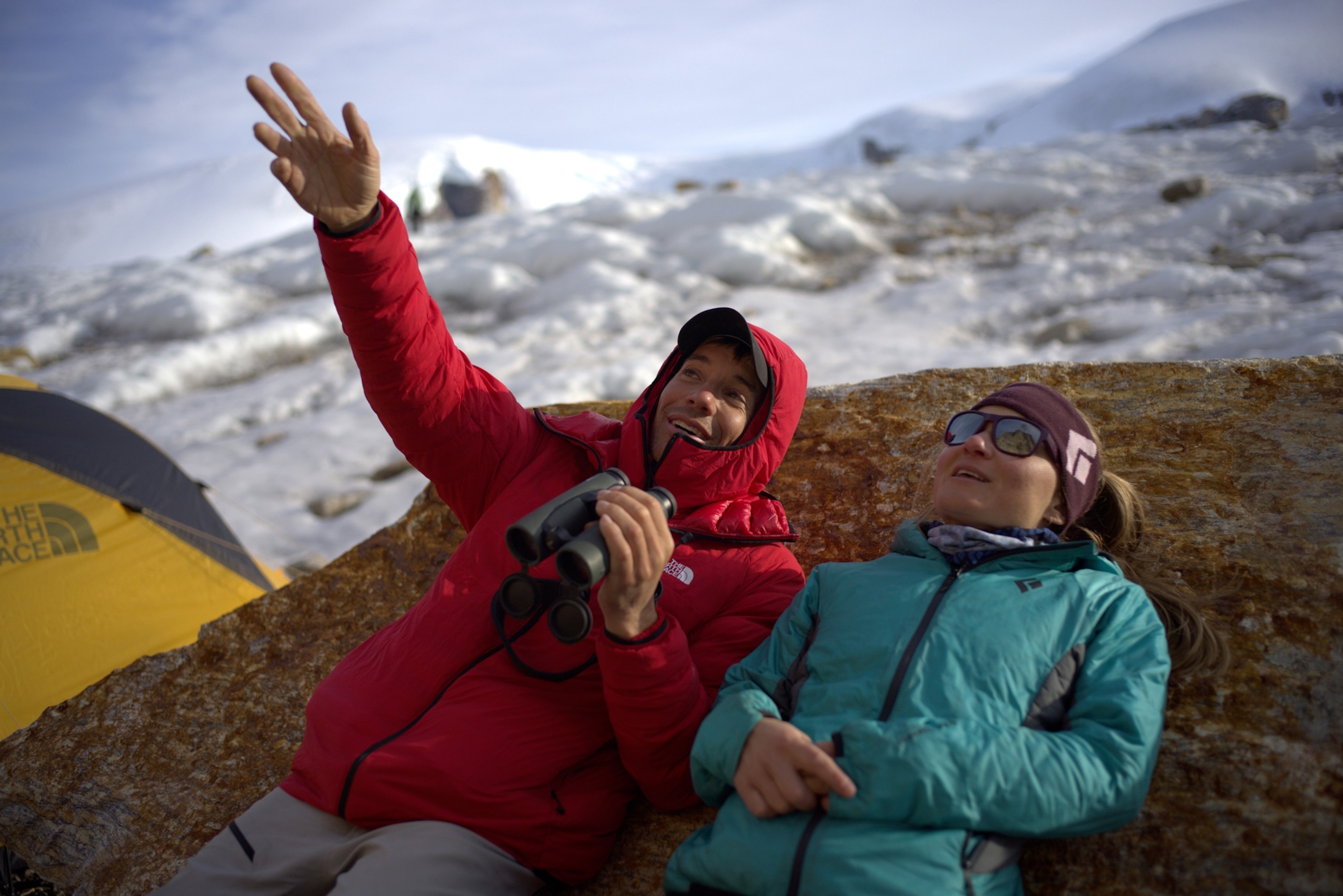 Photograph of a mountain in Greenland that Alex Honnold and Hazel Findley summited