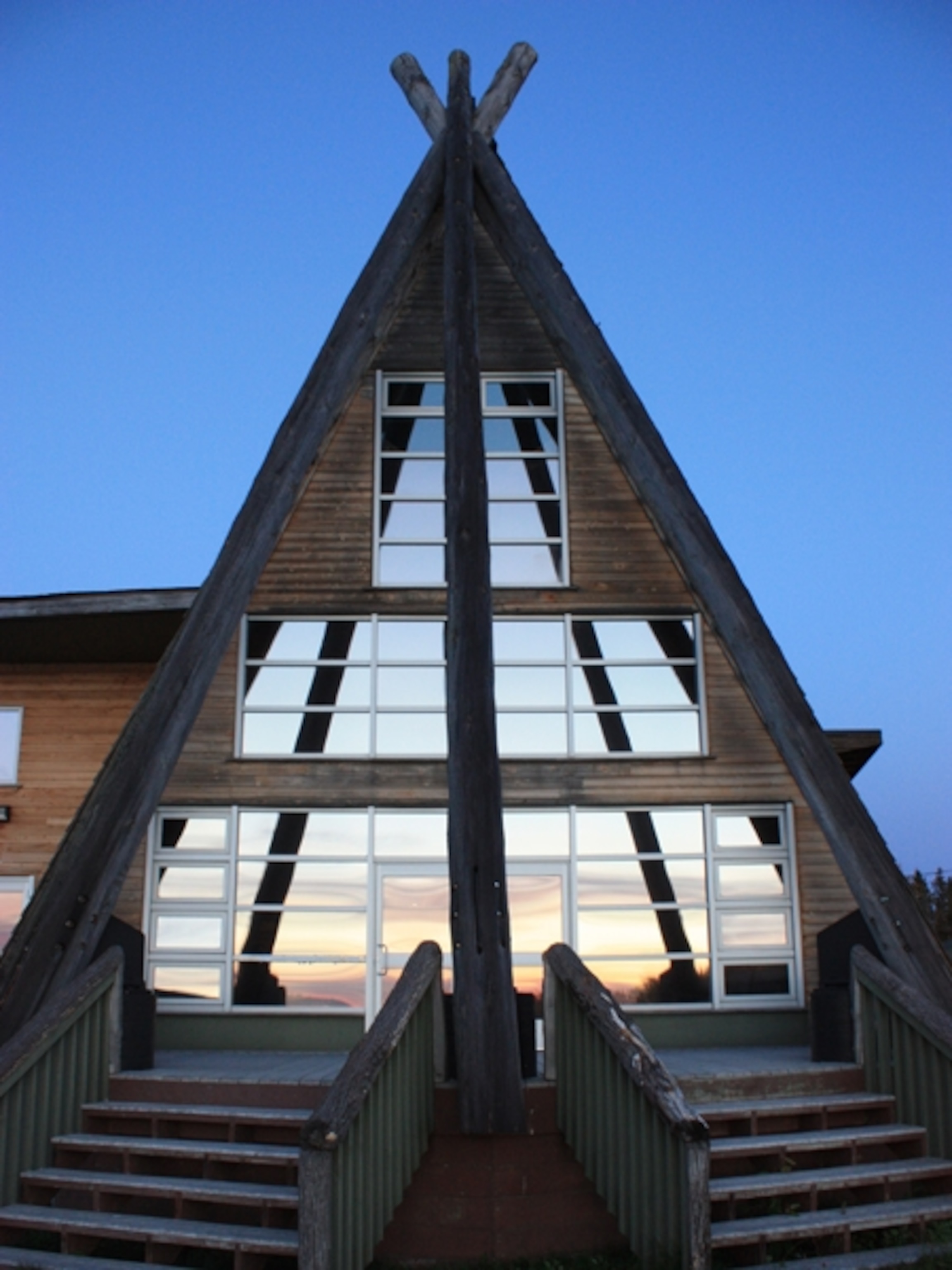 the Cree Eco Lodge at Moose Factory in Ontario