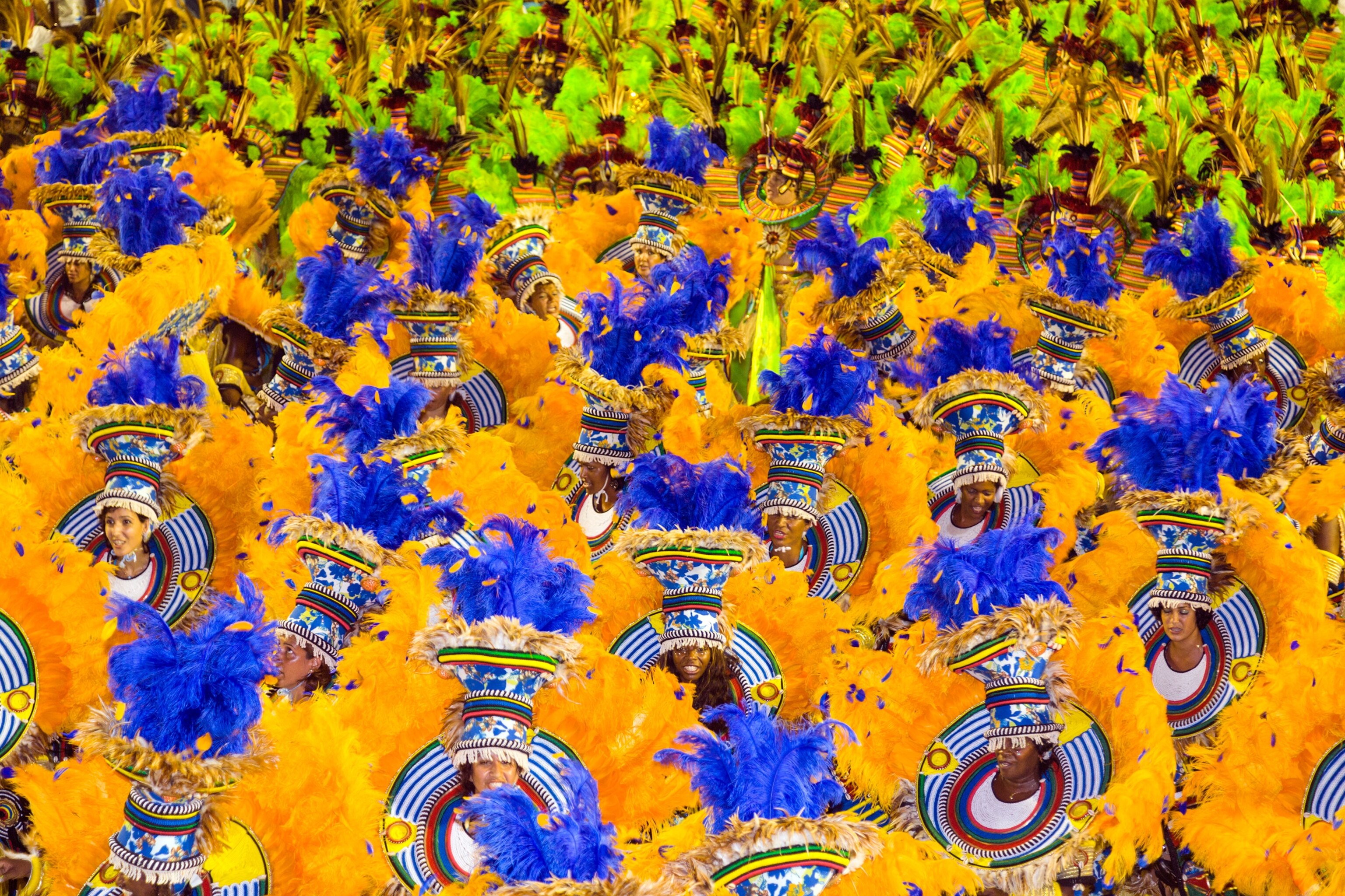 parade performers at Carnival in Rio de Janeiro, Brazil
