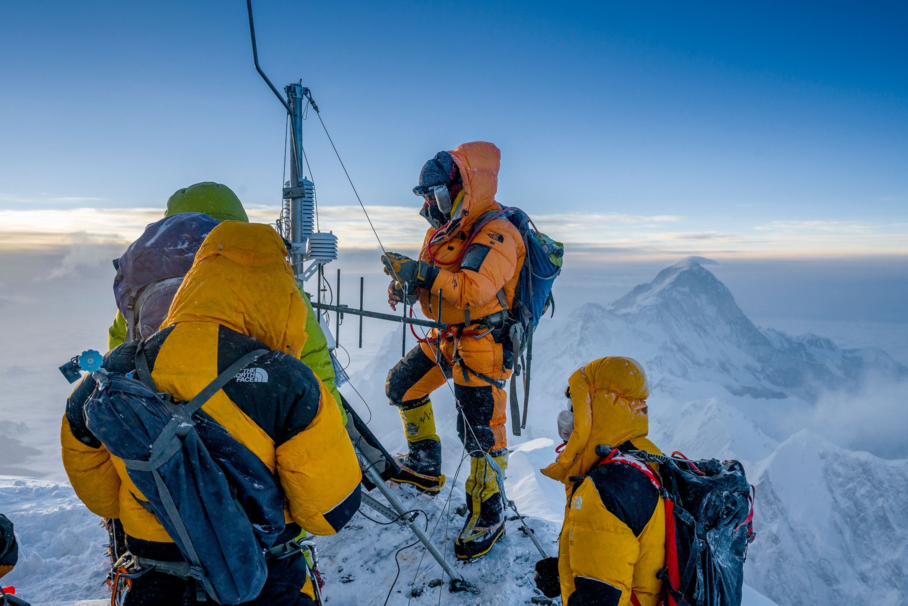 the National Geographic science expedition on Mount Everest