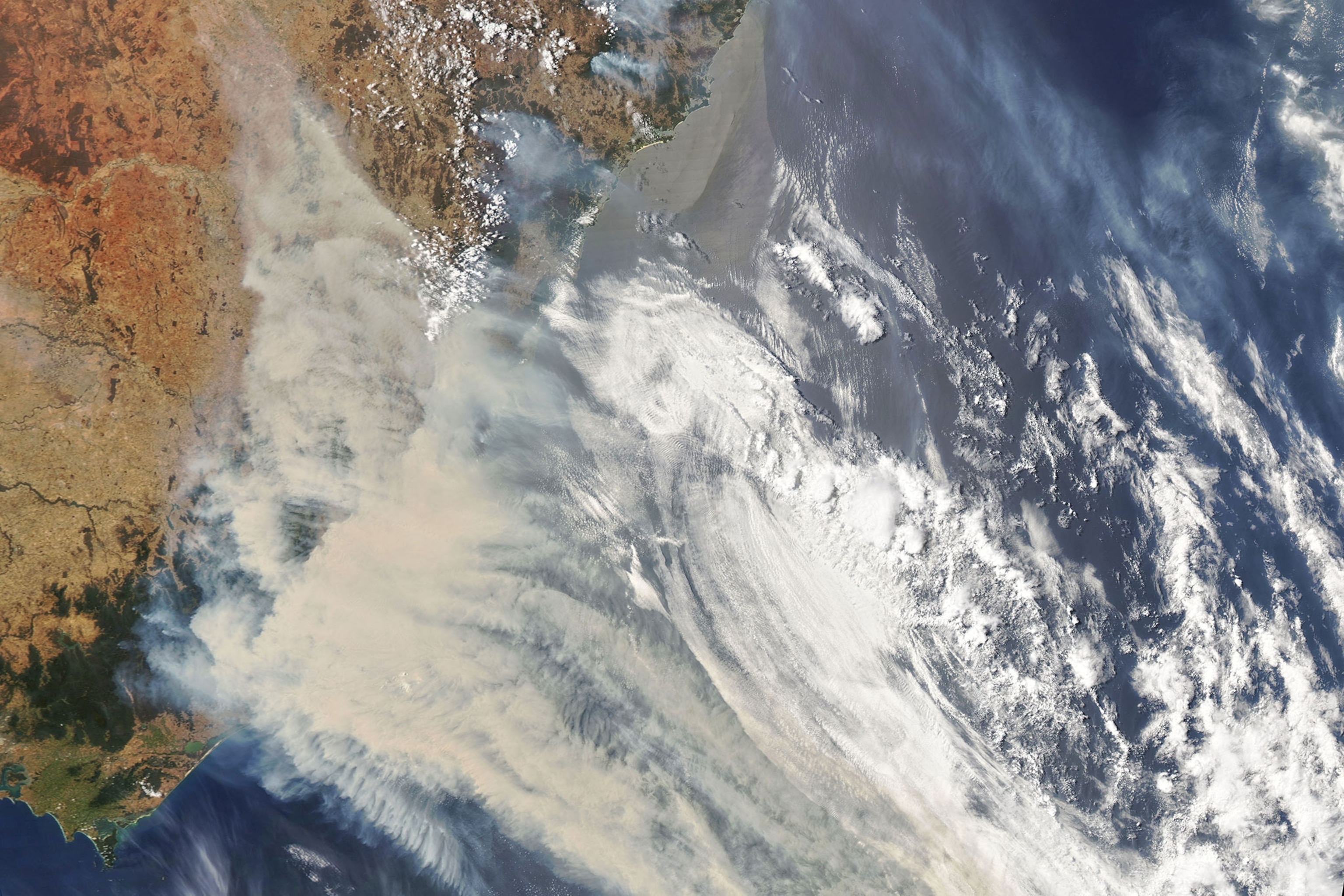smoke blanketing Australias skies
